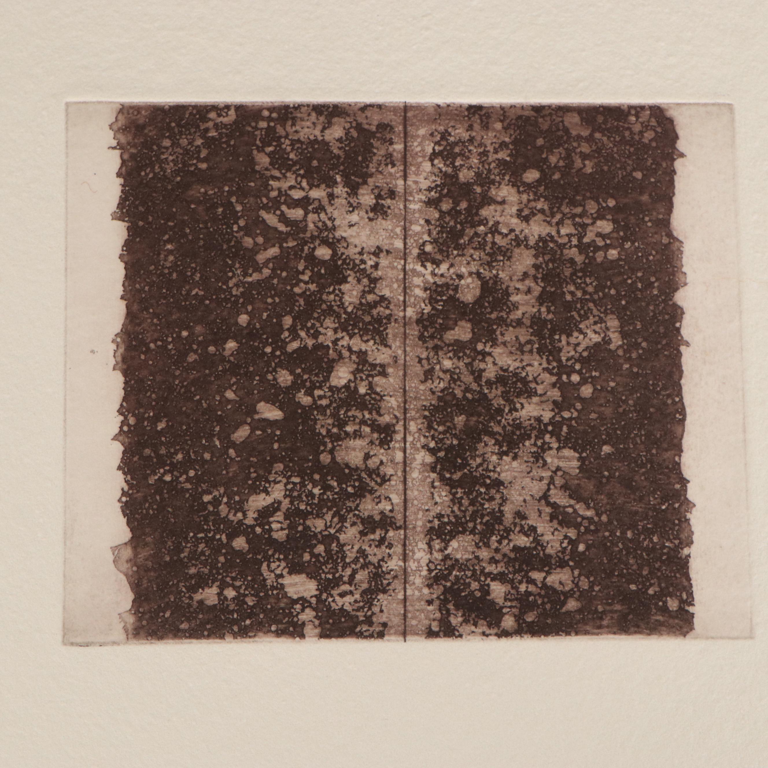 Tom Levine Portfolio of Abstract Aquatint Etchings, 1979