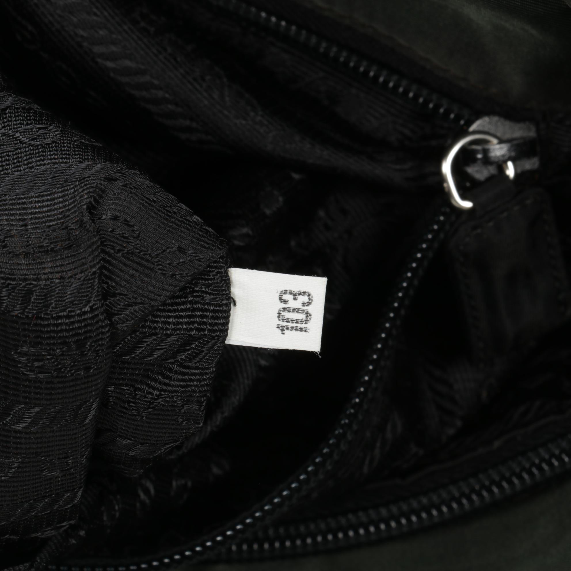 Prada Tote in Dark Green Tessuto Nylon