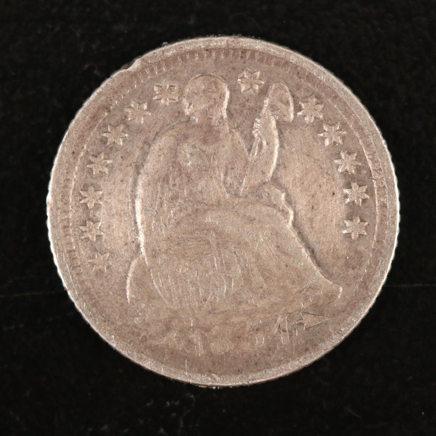 1854-O Liberty Seated Silver Half Dime