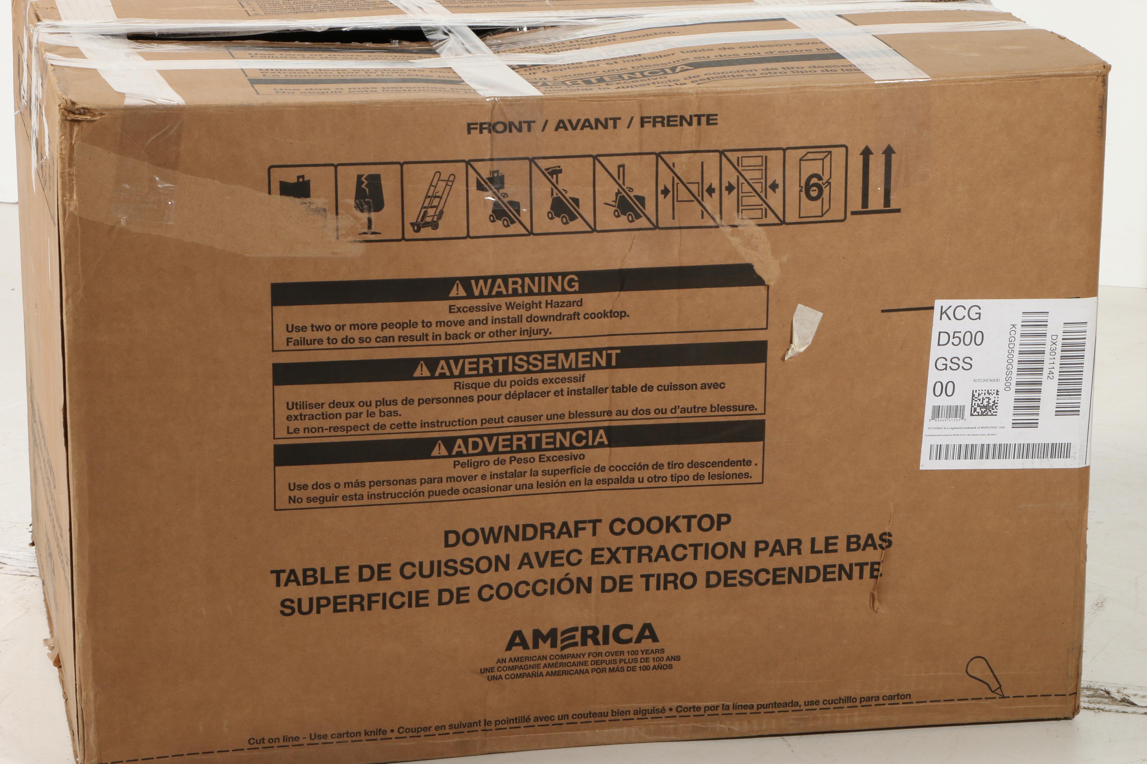 KitchenAid Stainless Steel 30" Four Burner Gas Cooktop