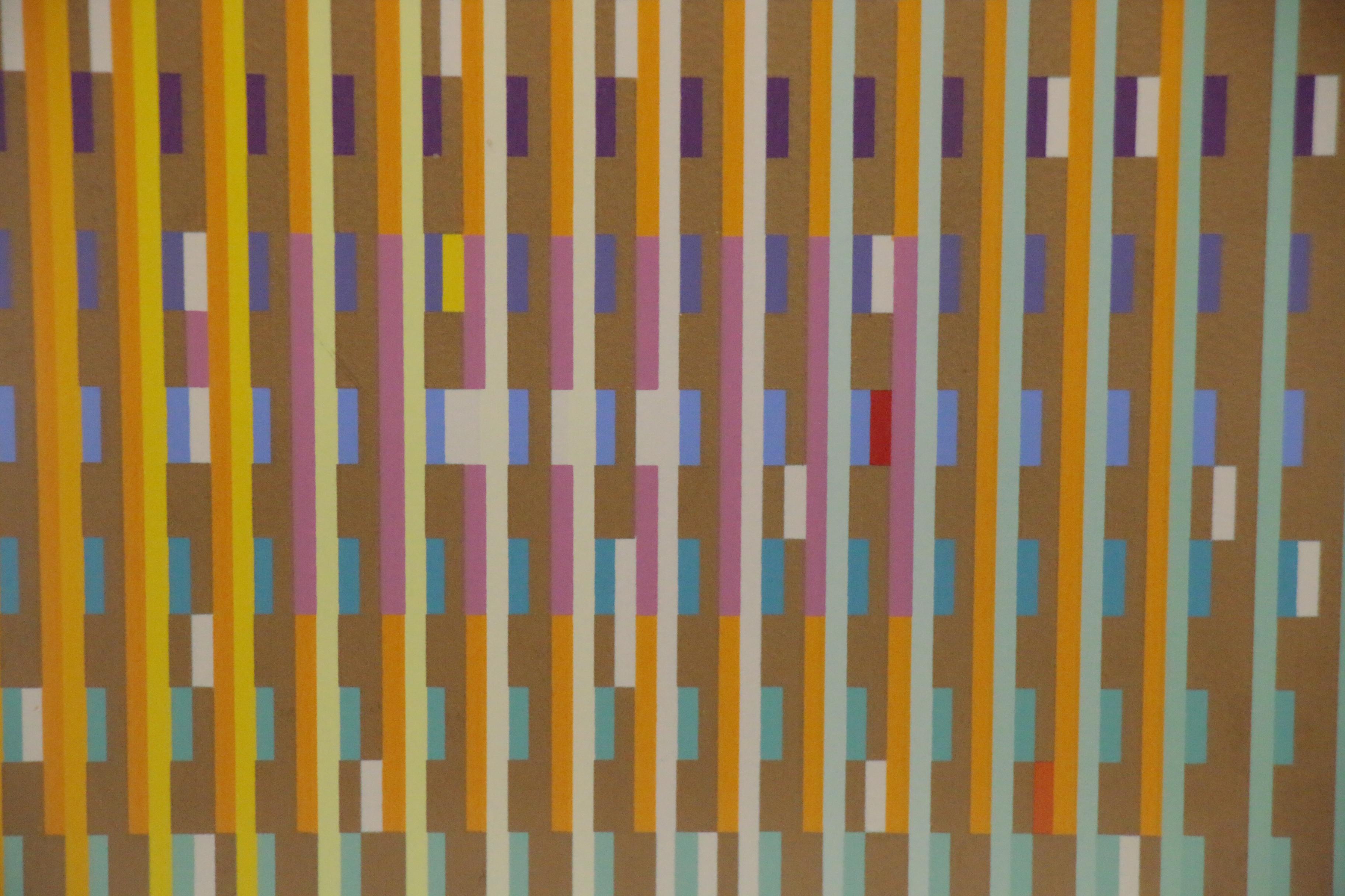 Yaacov Agam Abstract Geometric Serigraph, 1986