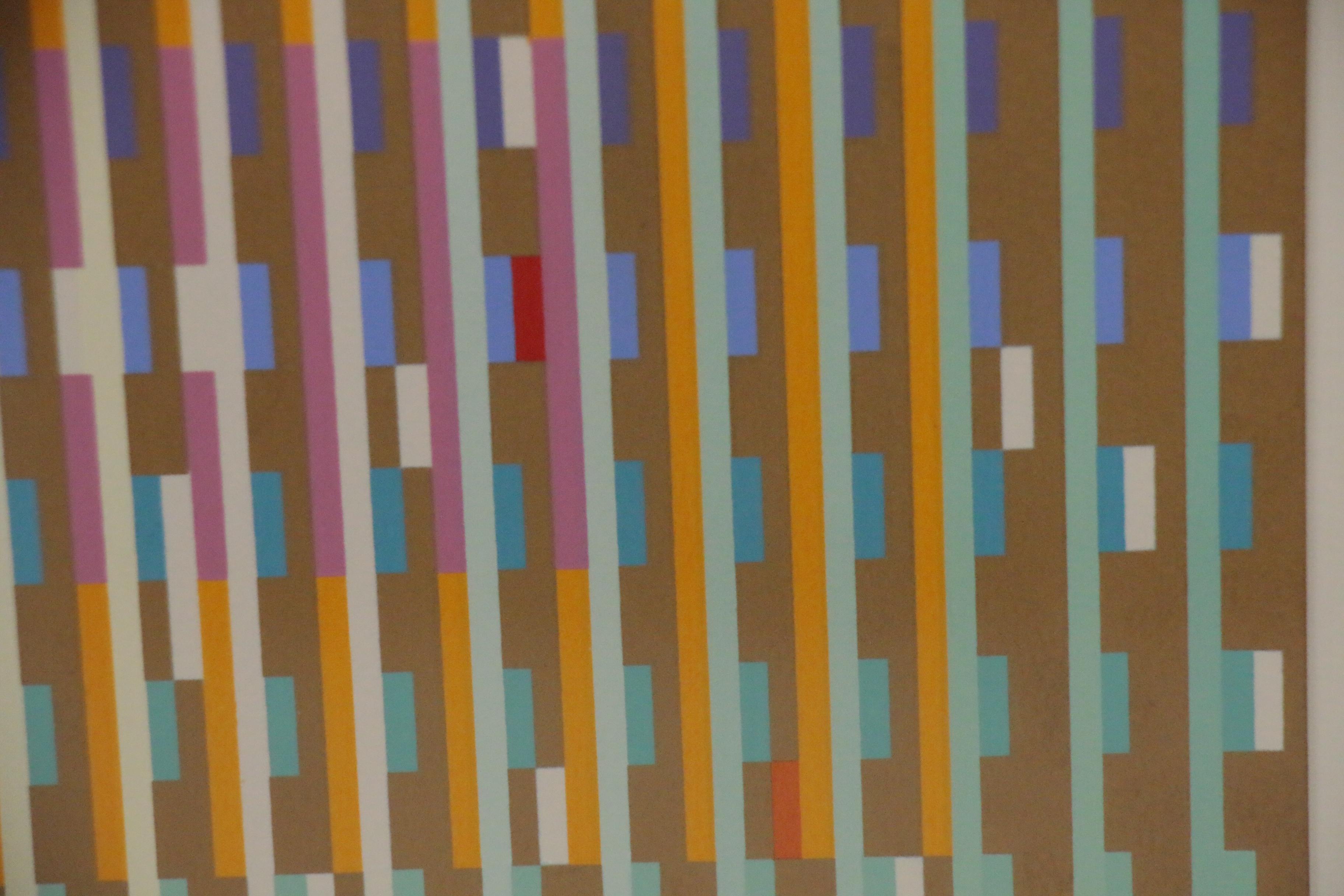 Yaacov Agam Abstract Geometric Serigraph, 1986