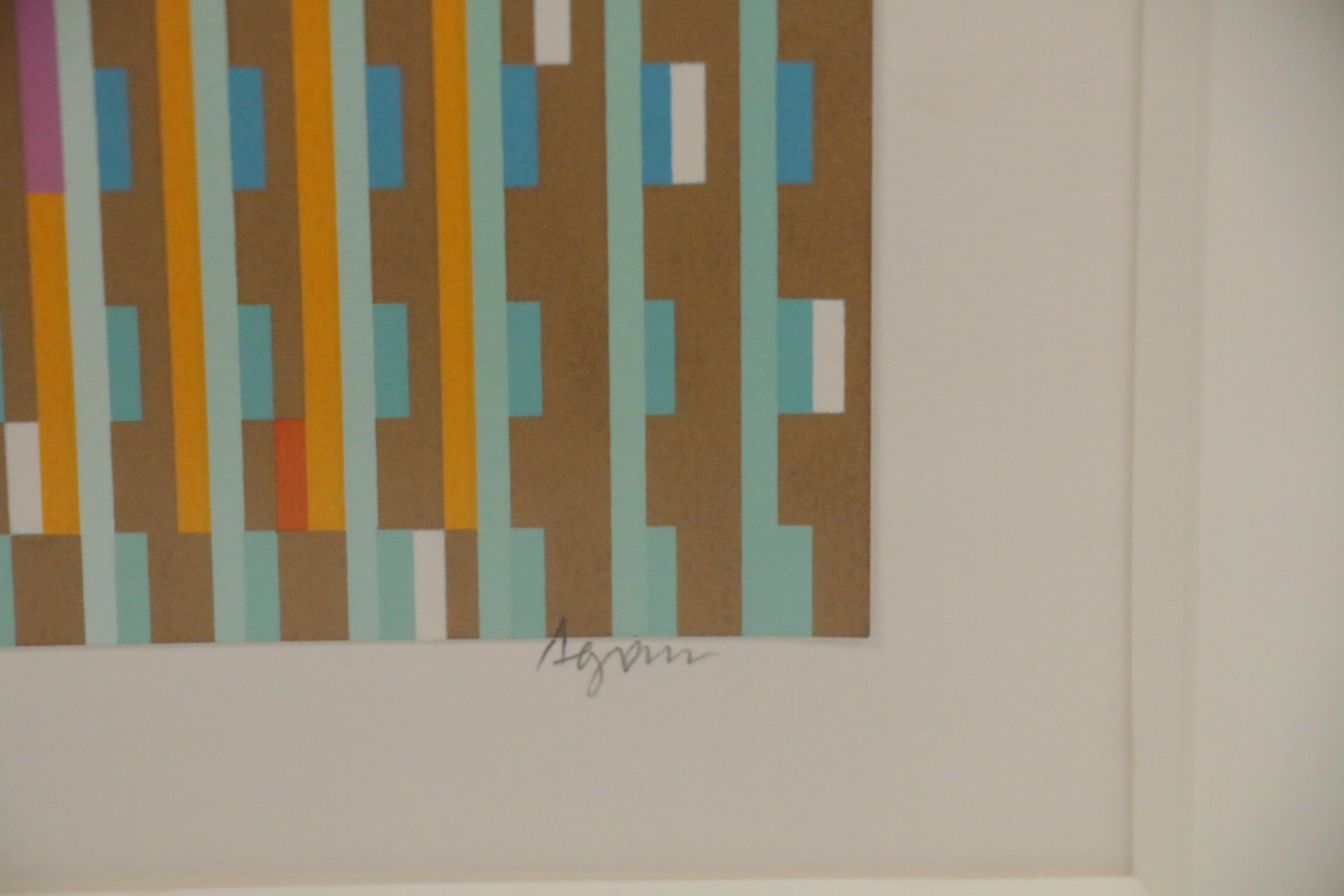 Yaacov Agam Abstract Geometric Serigraph, 1986