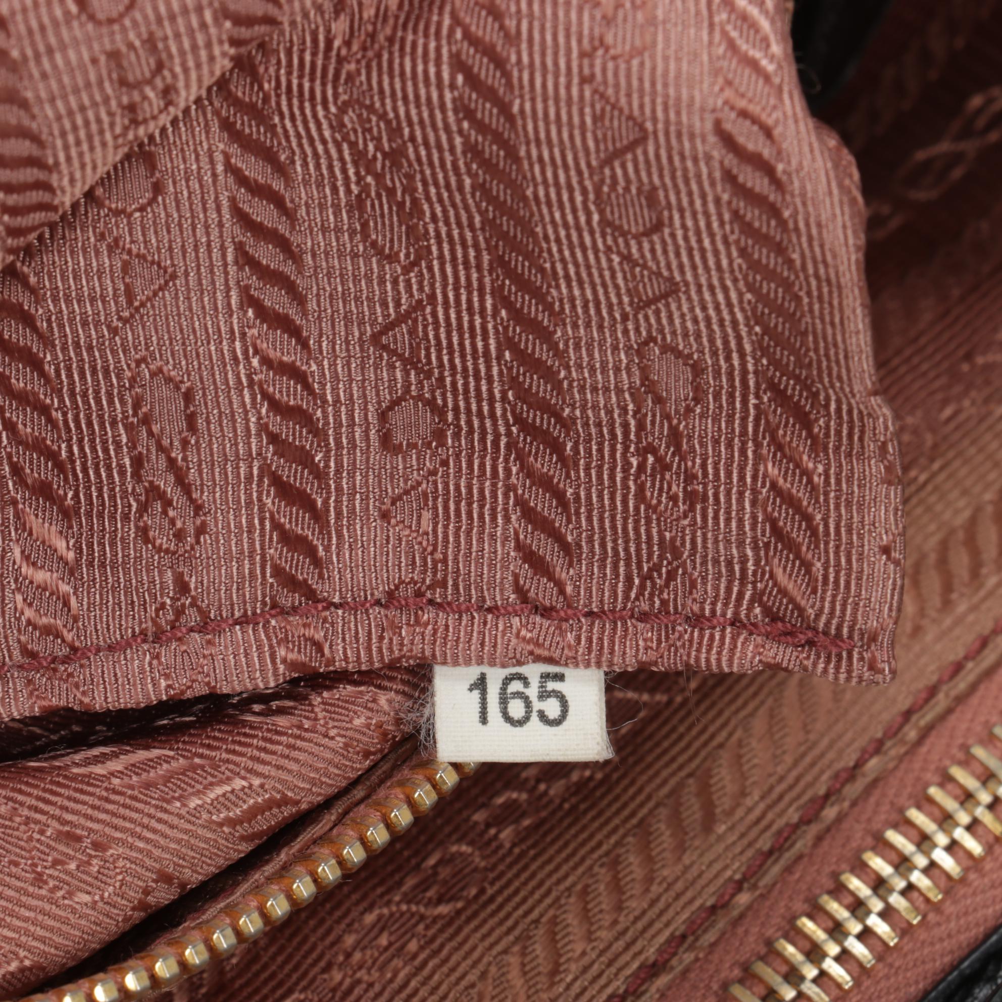 Prada Bow Tote in Black Tessuto Nylon