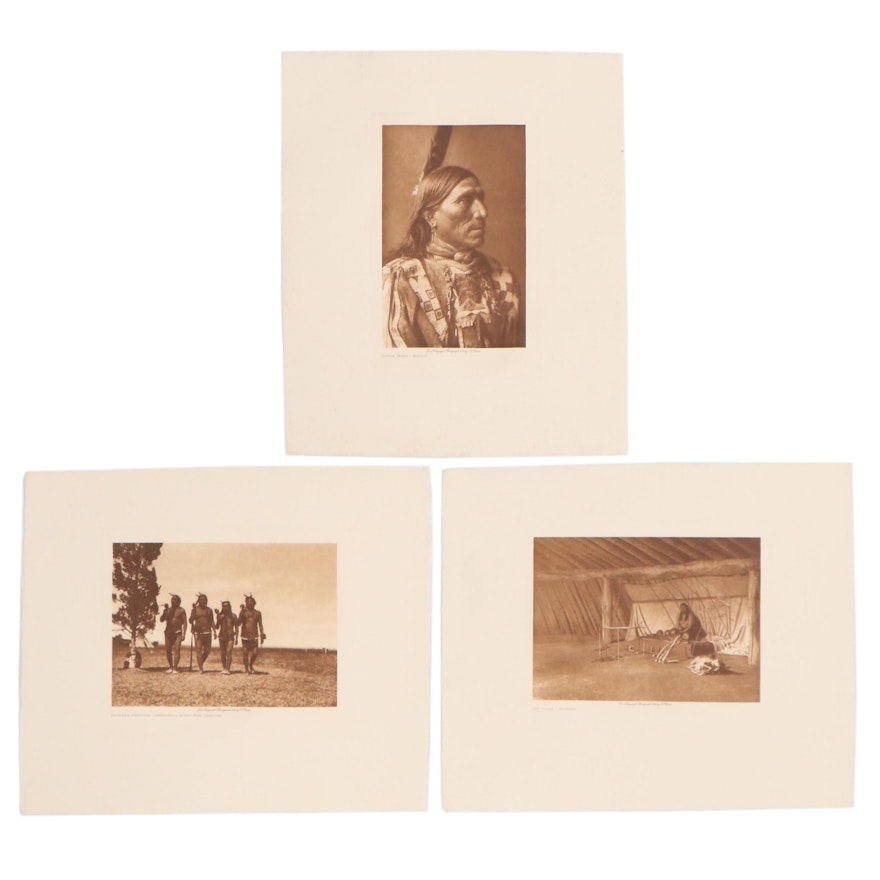 Edward S. Curtis Photogravures of Indigenous People