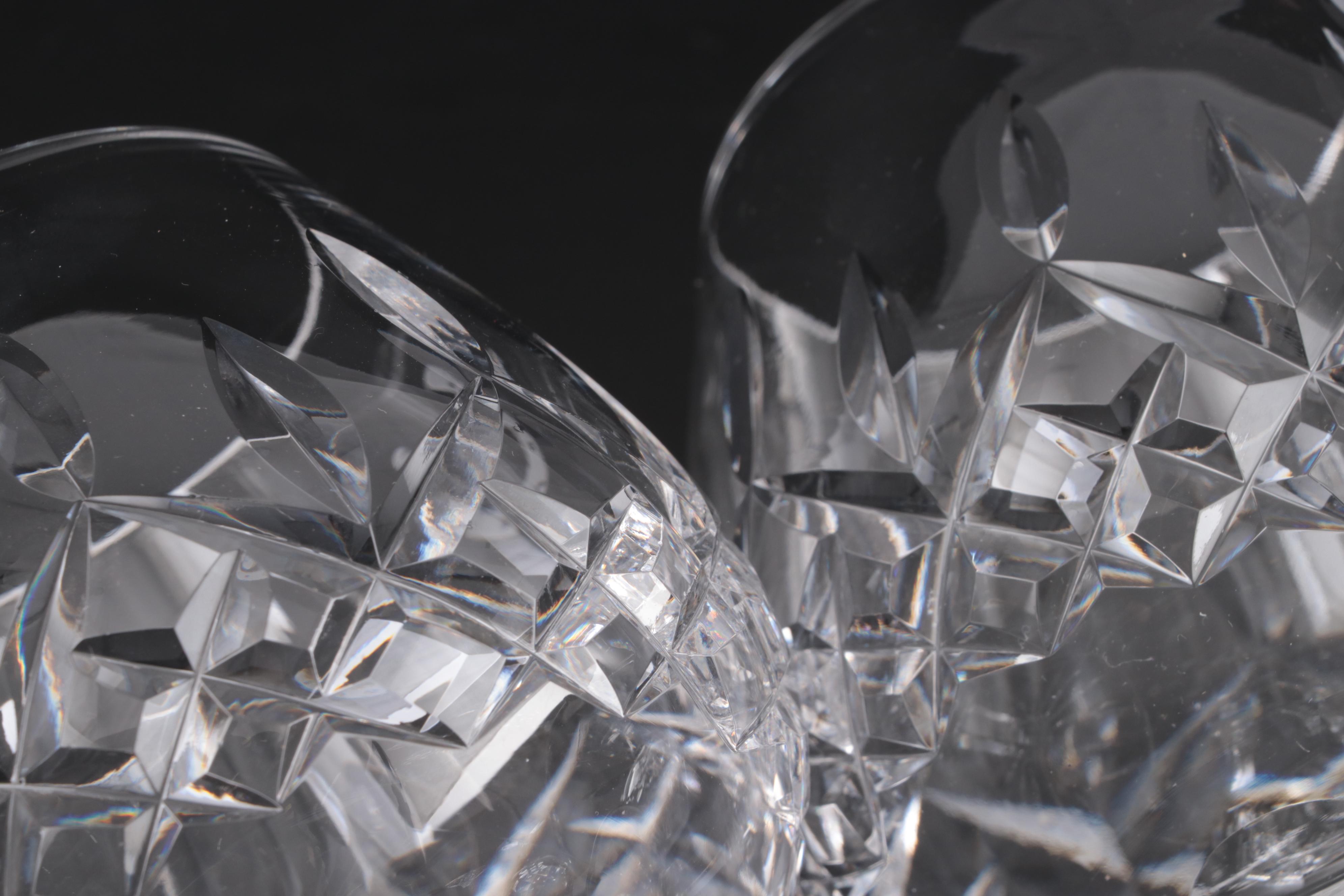 Waterford Crystal "Lismore" Brandy Snifters, Late 20th Century