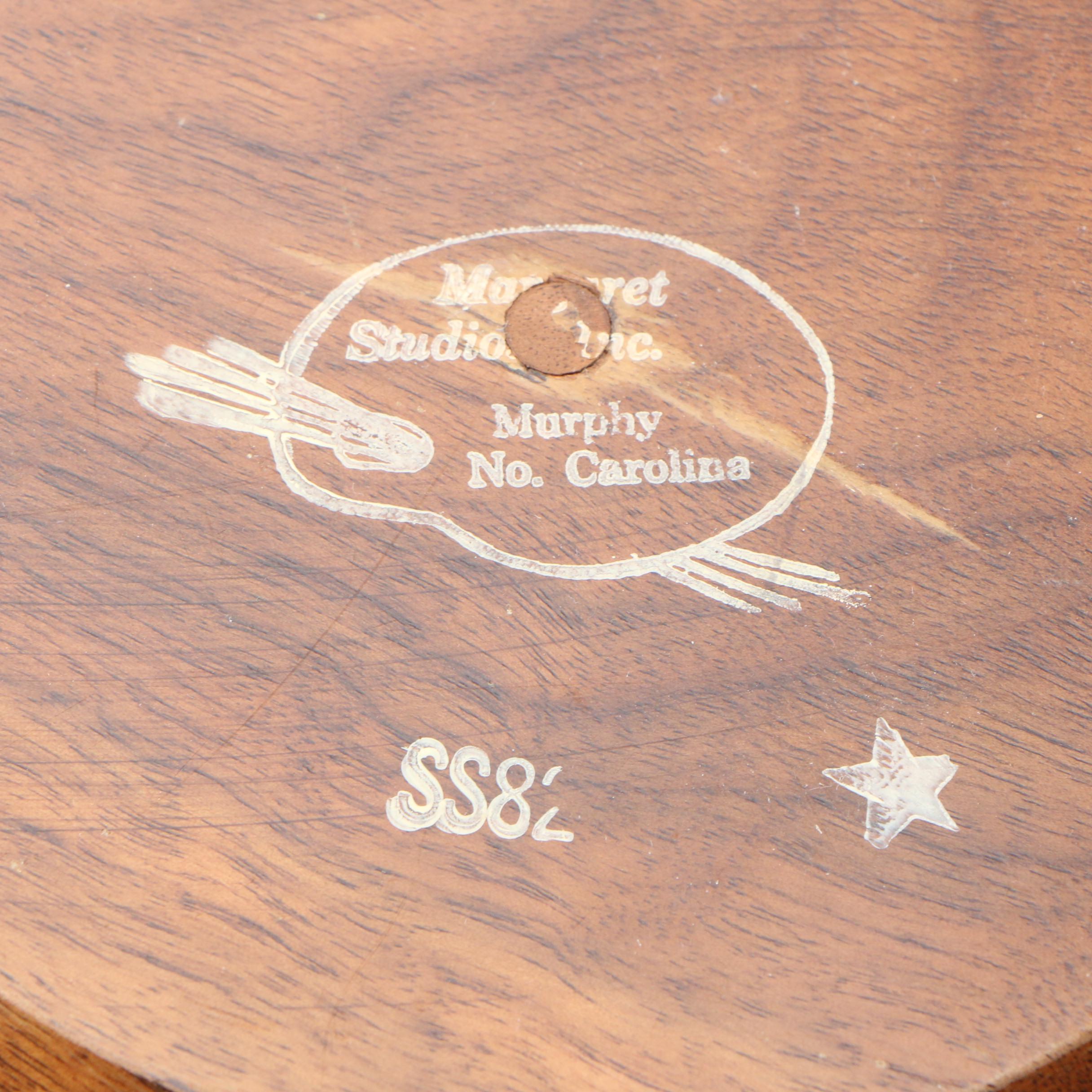 Boltalite, Teak, Palm & Acacia Wood Carved Bowls, Platters, with Dansk Spreaders