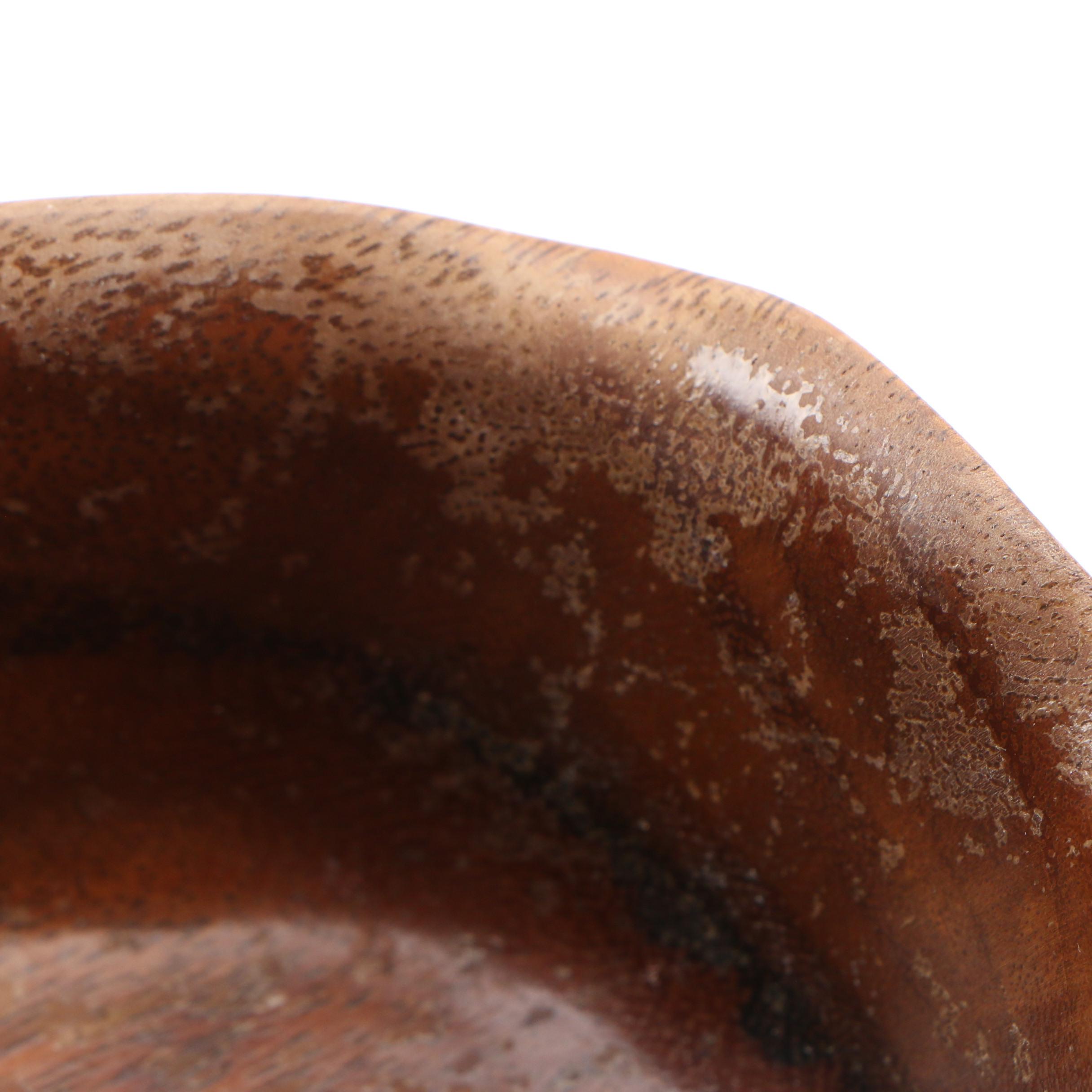 Boltalite, Teak, Palm & Acacia Wood Carved Bowls, Platters, with Dansk Spreaders