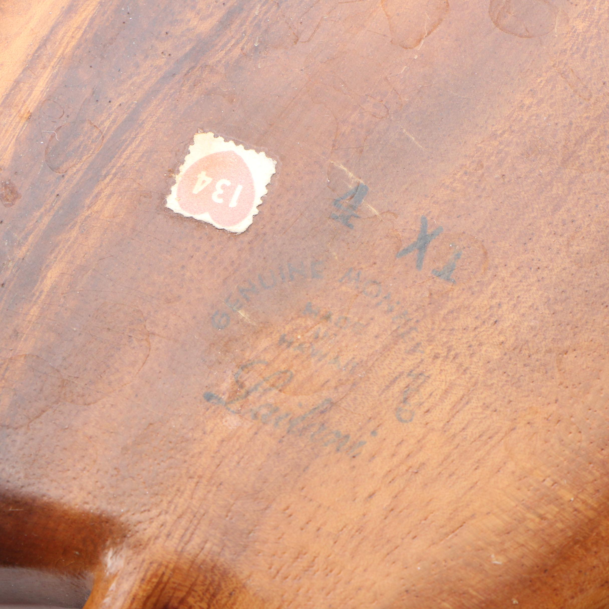 Boltalite, Teak, Palm & Acacia Wood Carved Bowls, Platters, with Dansk Spreaders