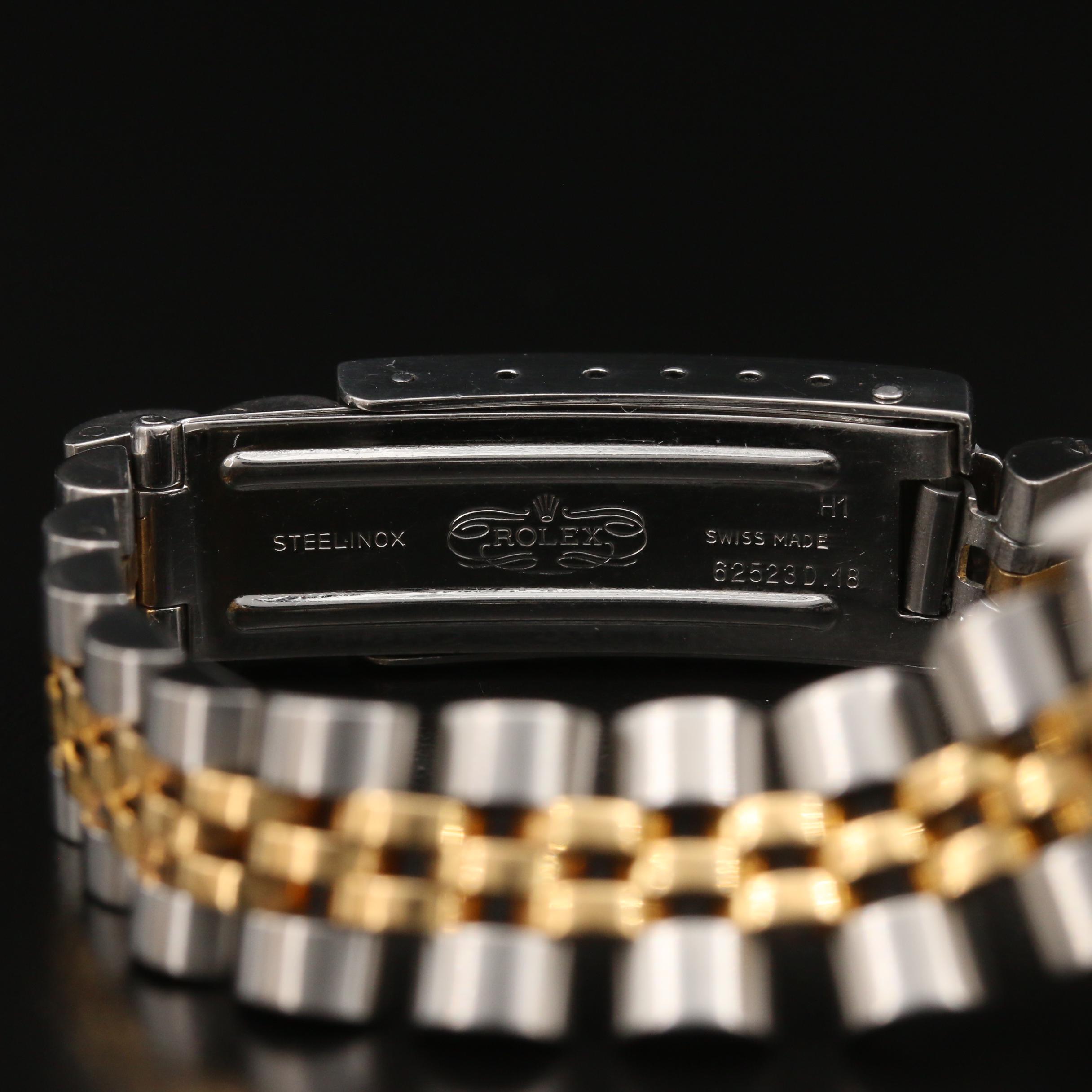 1982 Rolex Date 18K Gold and Stainless Steel Automatic Watch