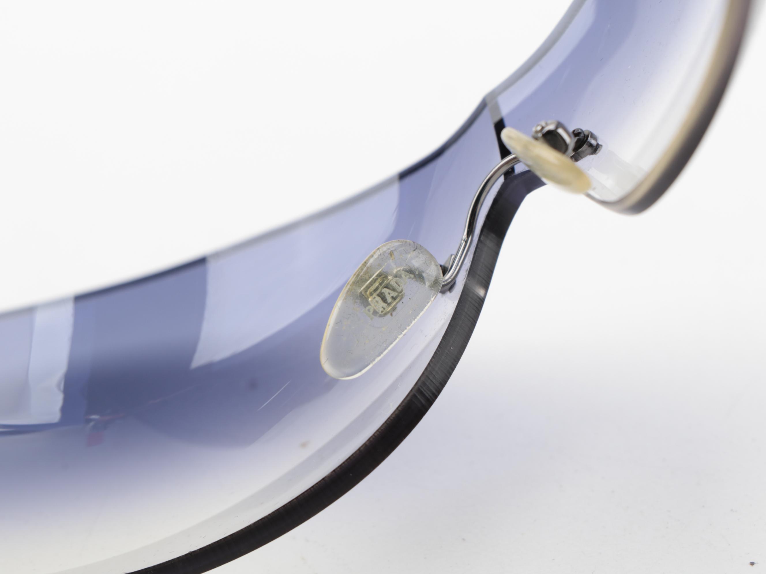 Prada SPR58F Shield Sunglasses with Case