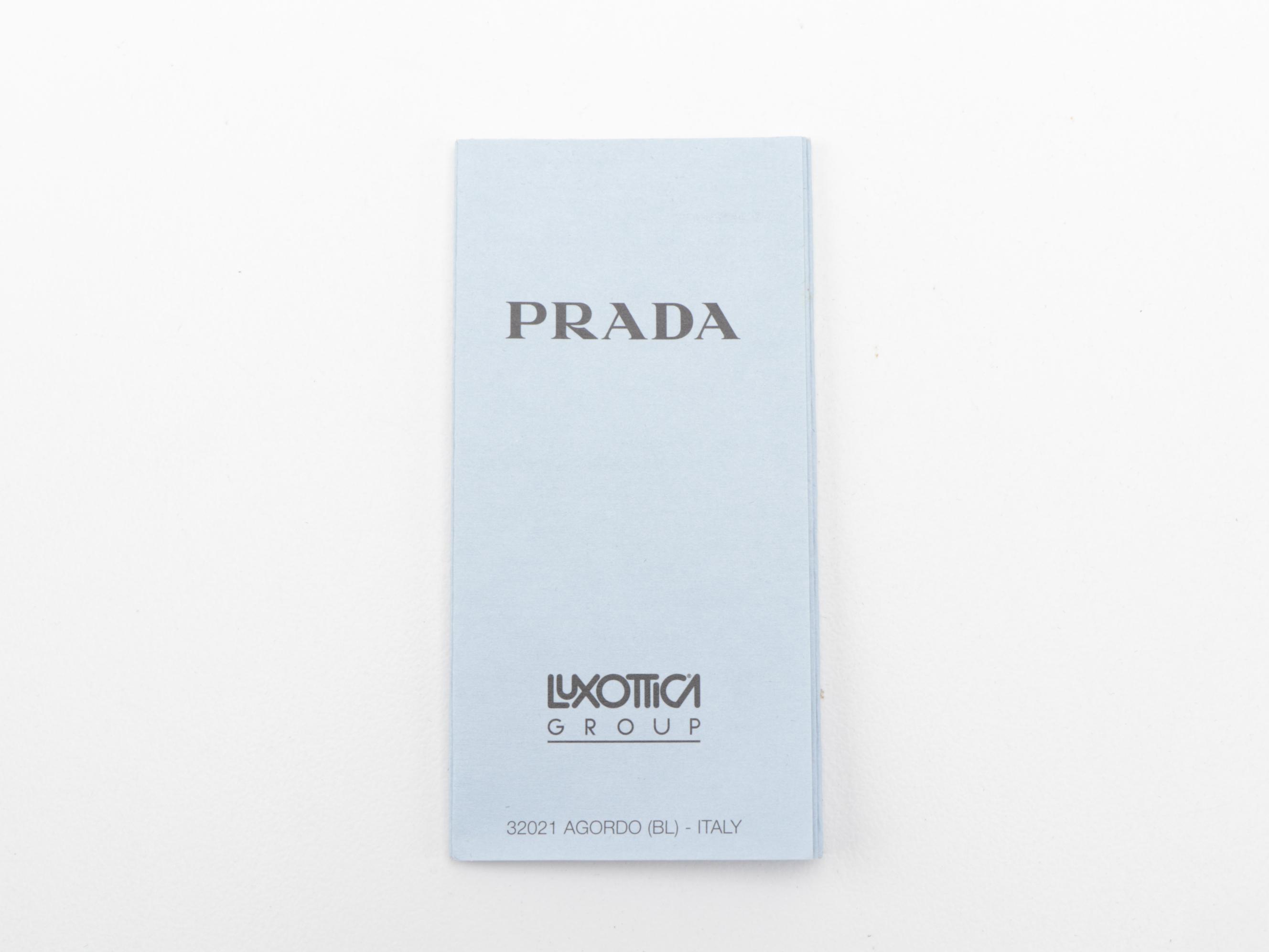 Prada SPR58F Shield Sunglasses with Case