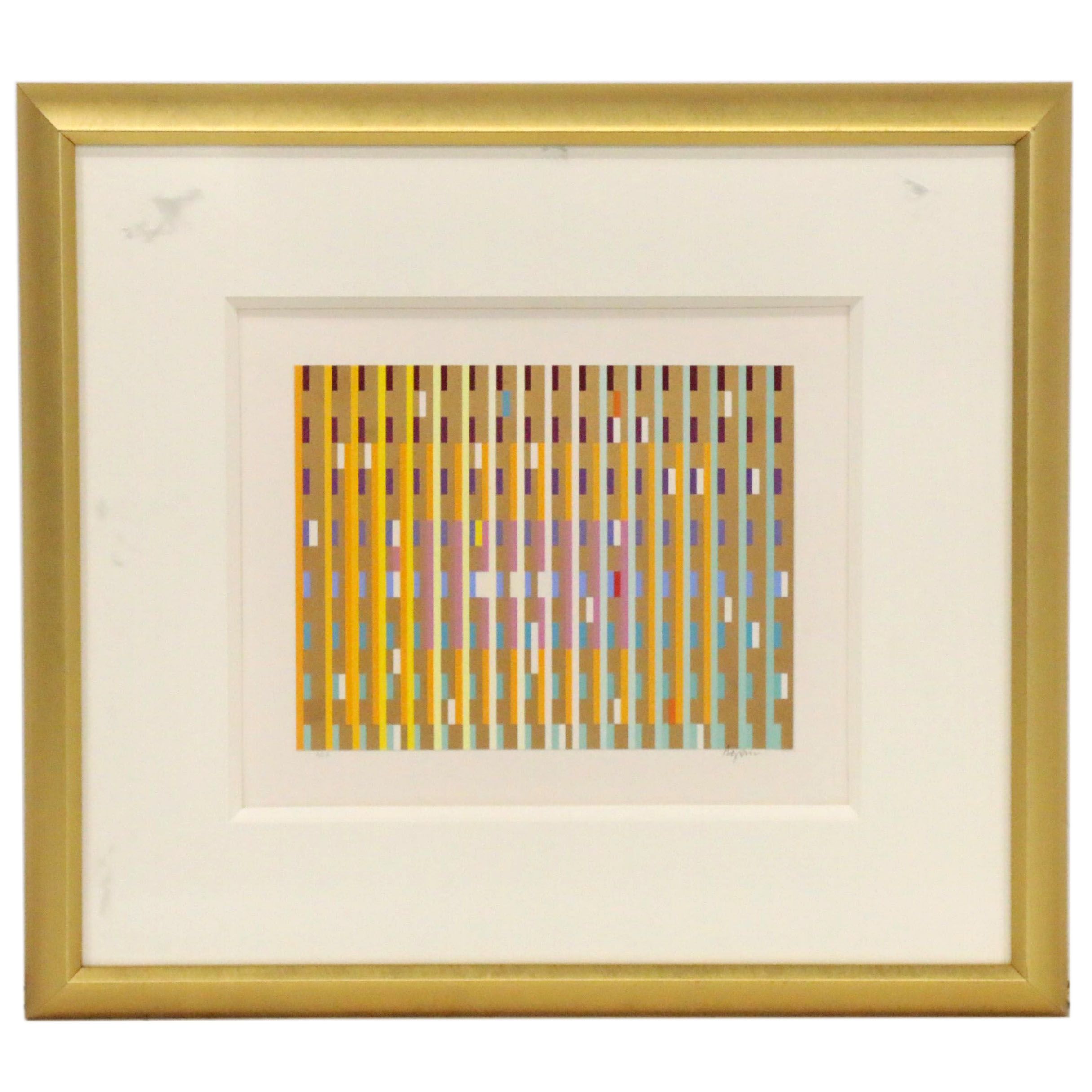 Yaacov Agam Abstract Geometric Serigraph, 1986