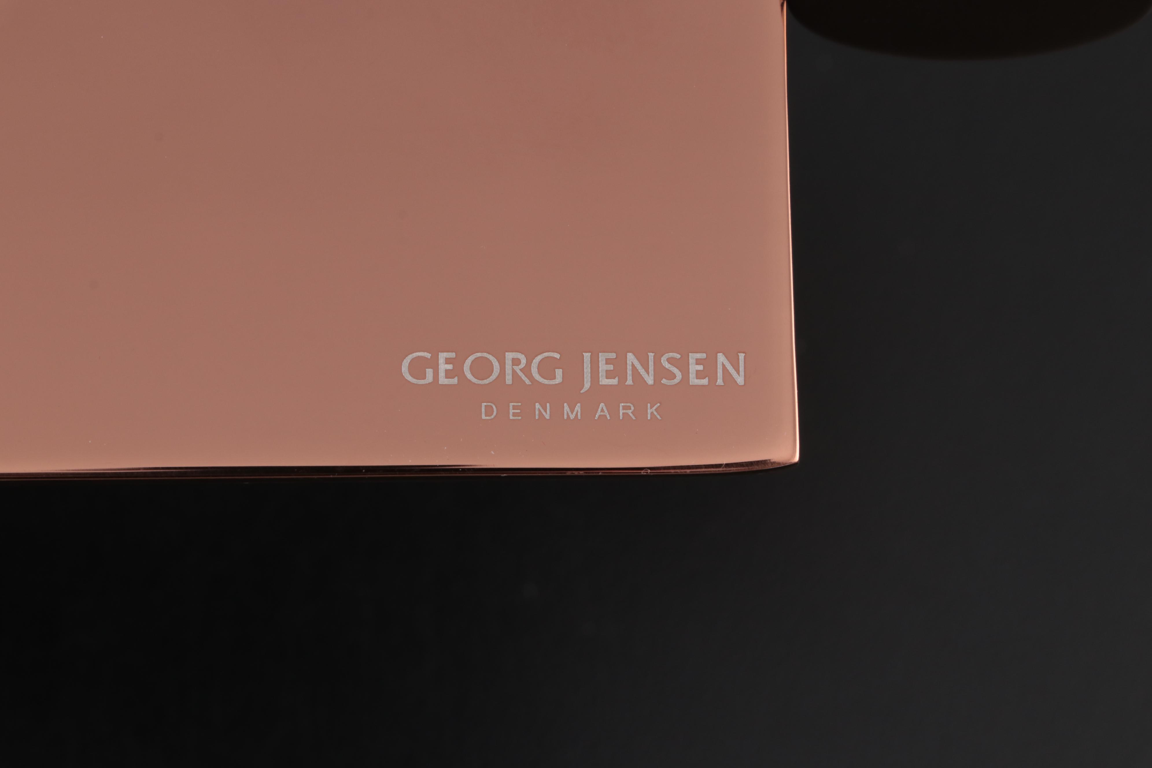 Georg Jensen "Urkiola" Candle Holders and Serving Bowls with "Duo" Salad Servers