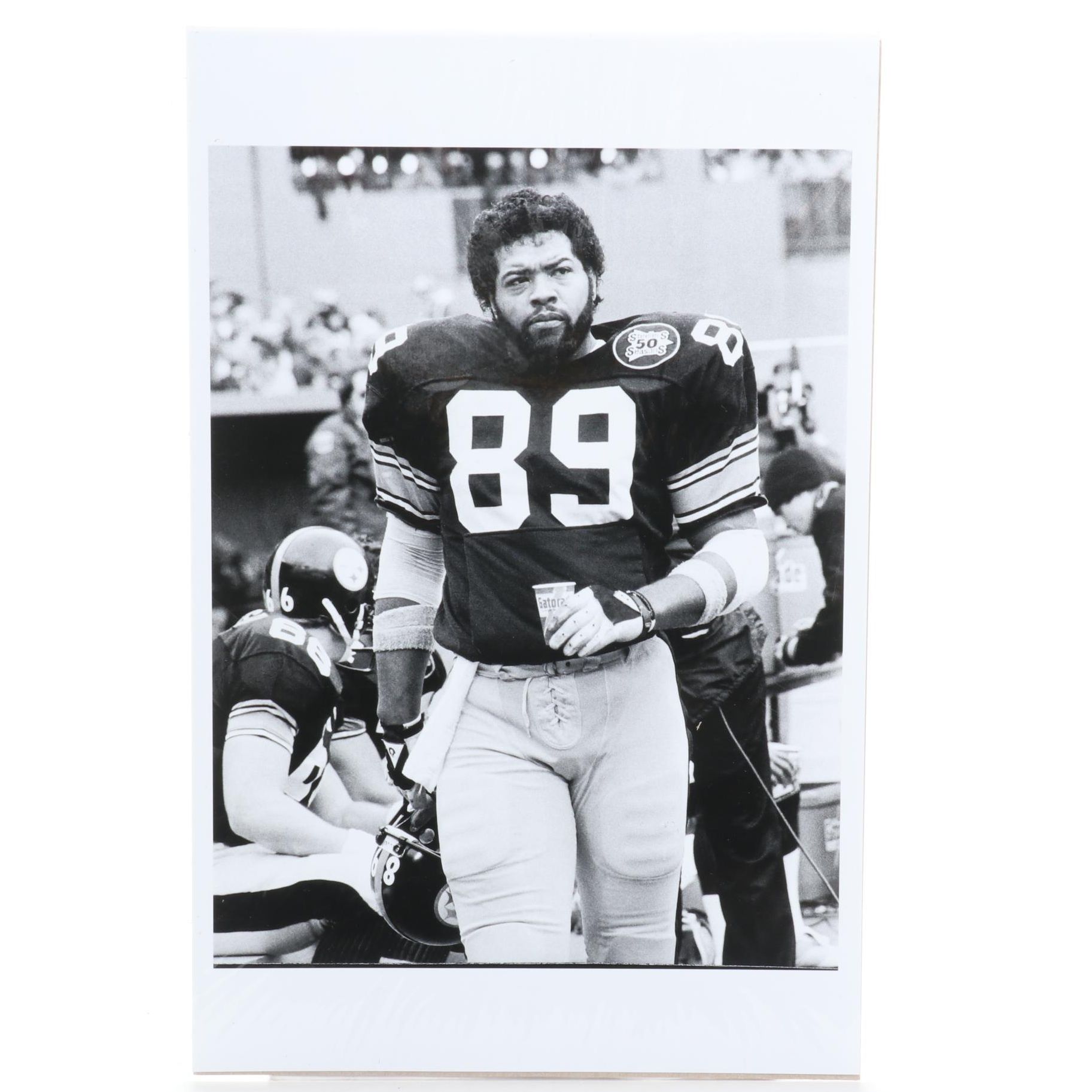Pittsburgh Steelers Bennie Cunningham 50th Season Offset Lithograph