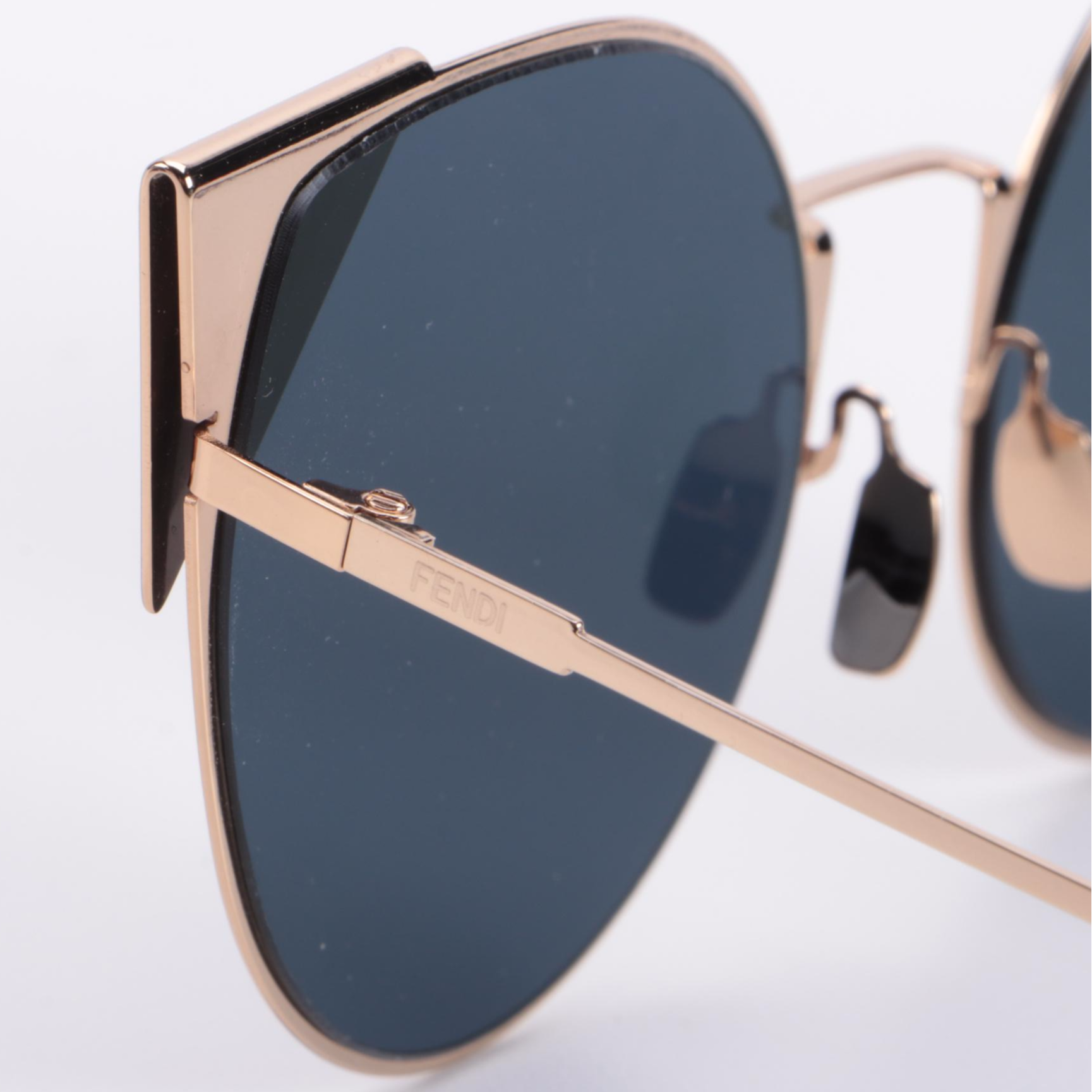 Fendi FF0190 Blue Cat Eye Sunglasses with Case