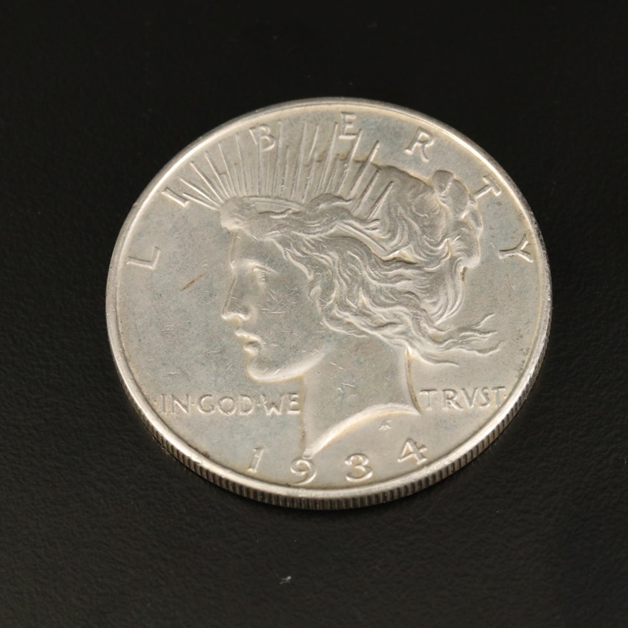 1934-D Peace Silver Dollar