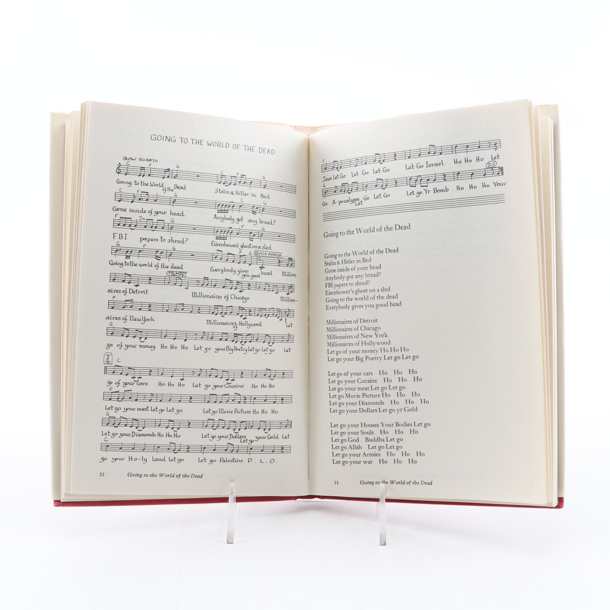 First Edition "White Shroud: Poems 1980–1985" by Allen Ginsberg, 1986