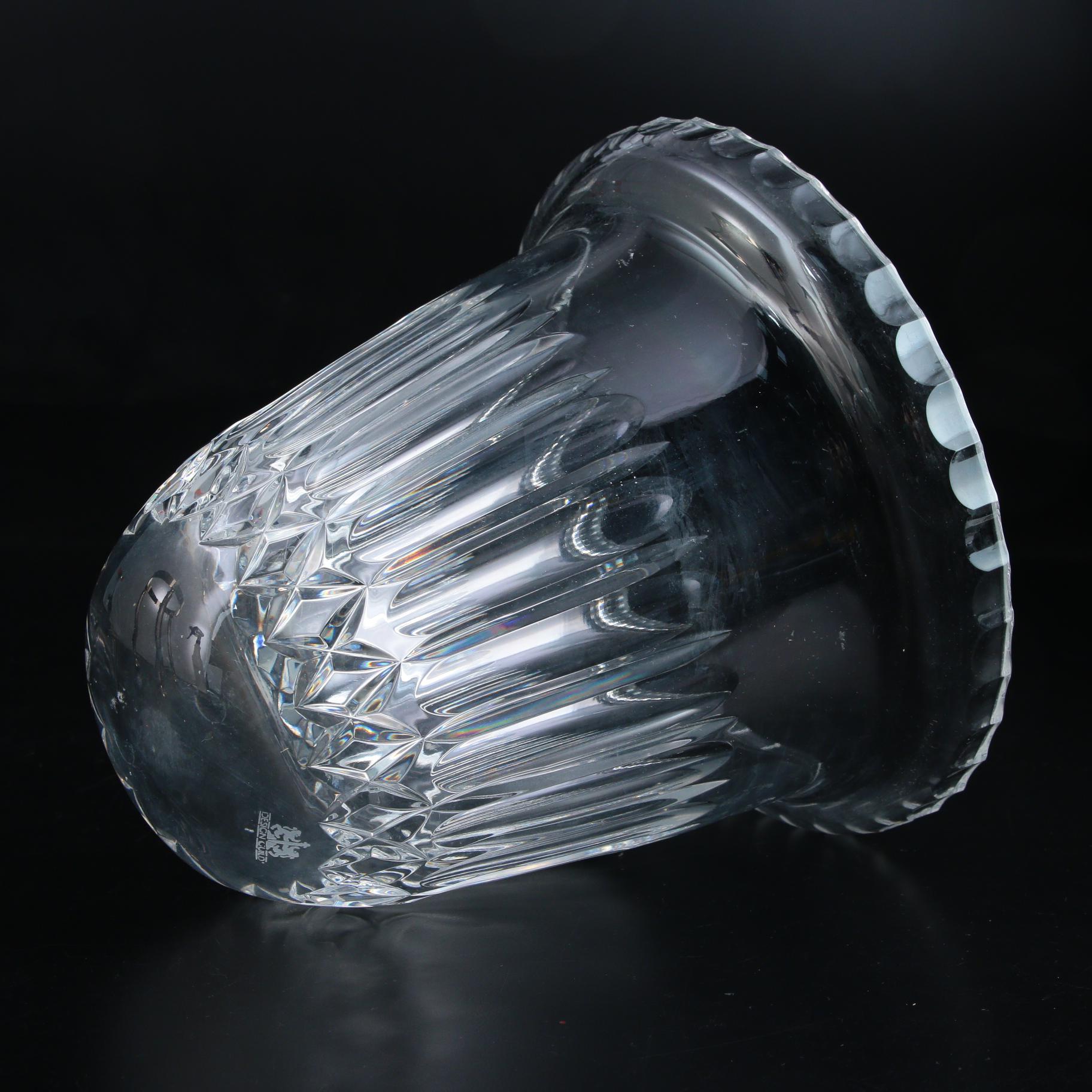 Design Guild Crystal Champagne Bucket with Metal Stand