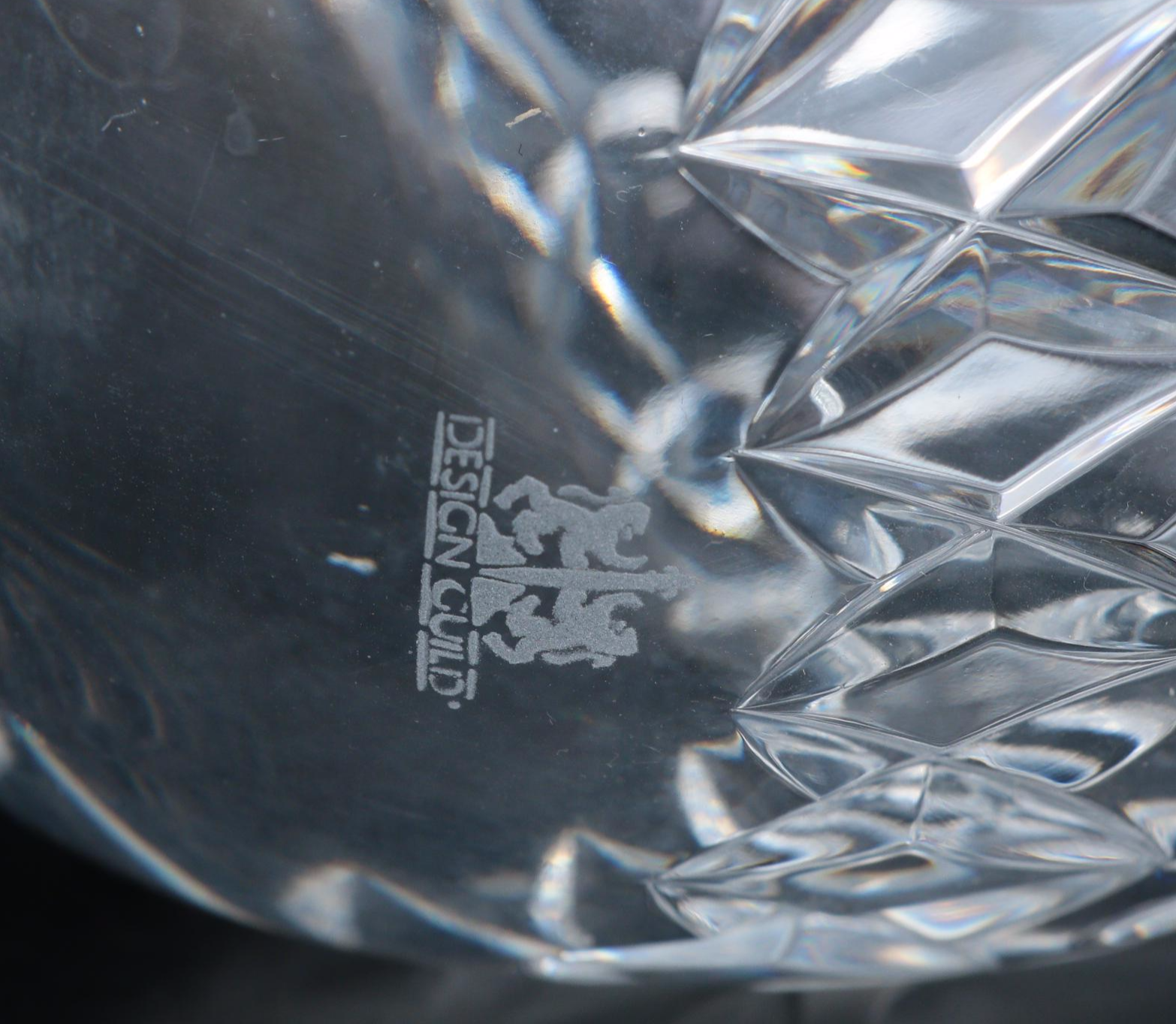 Design Guild Crystal Champagne Bucket with Metal Stand