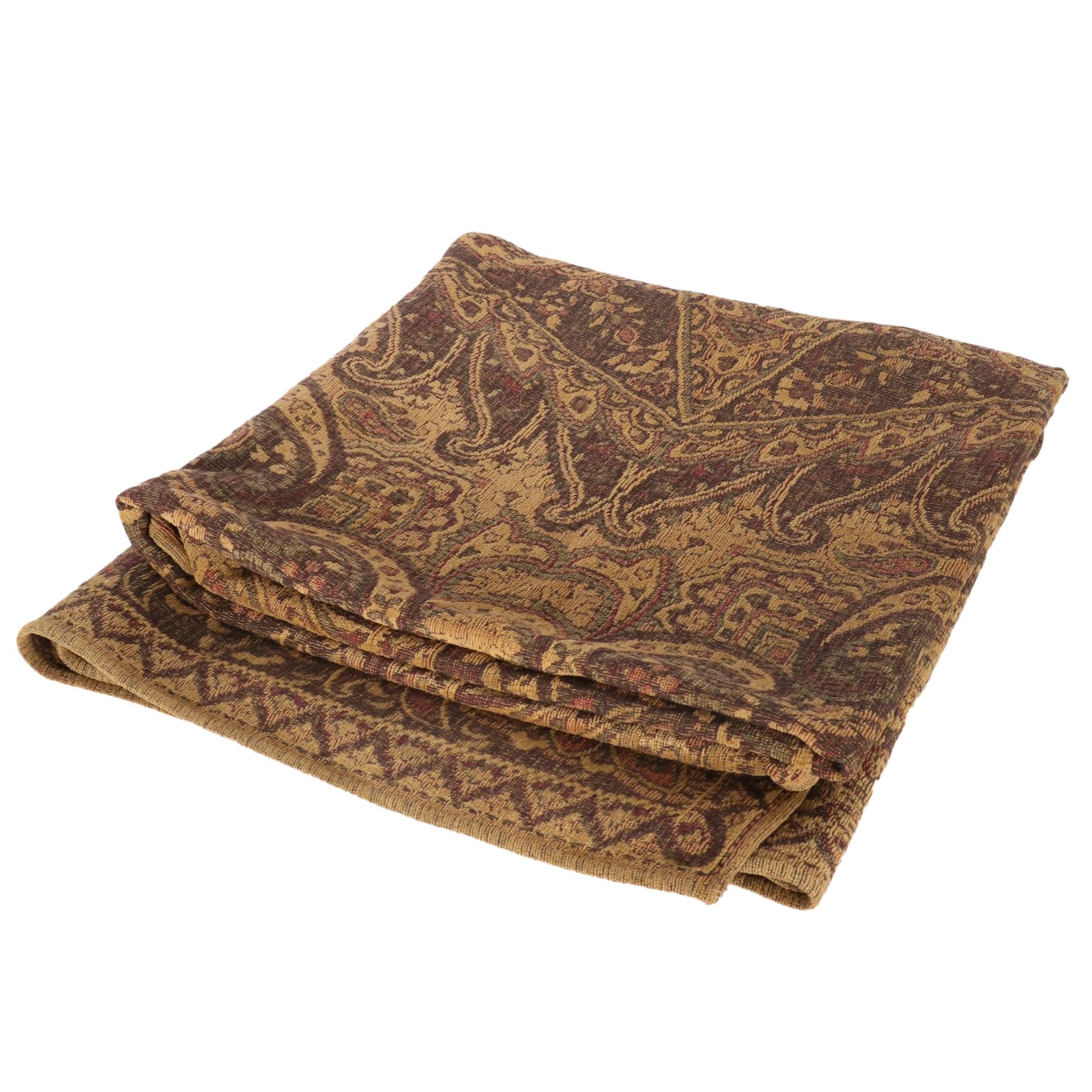 Malabar Grove Ltd. Machine-Woven Paisley Cotton Throw Blanket