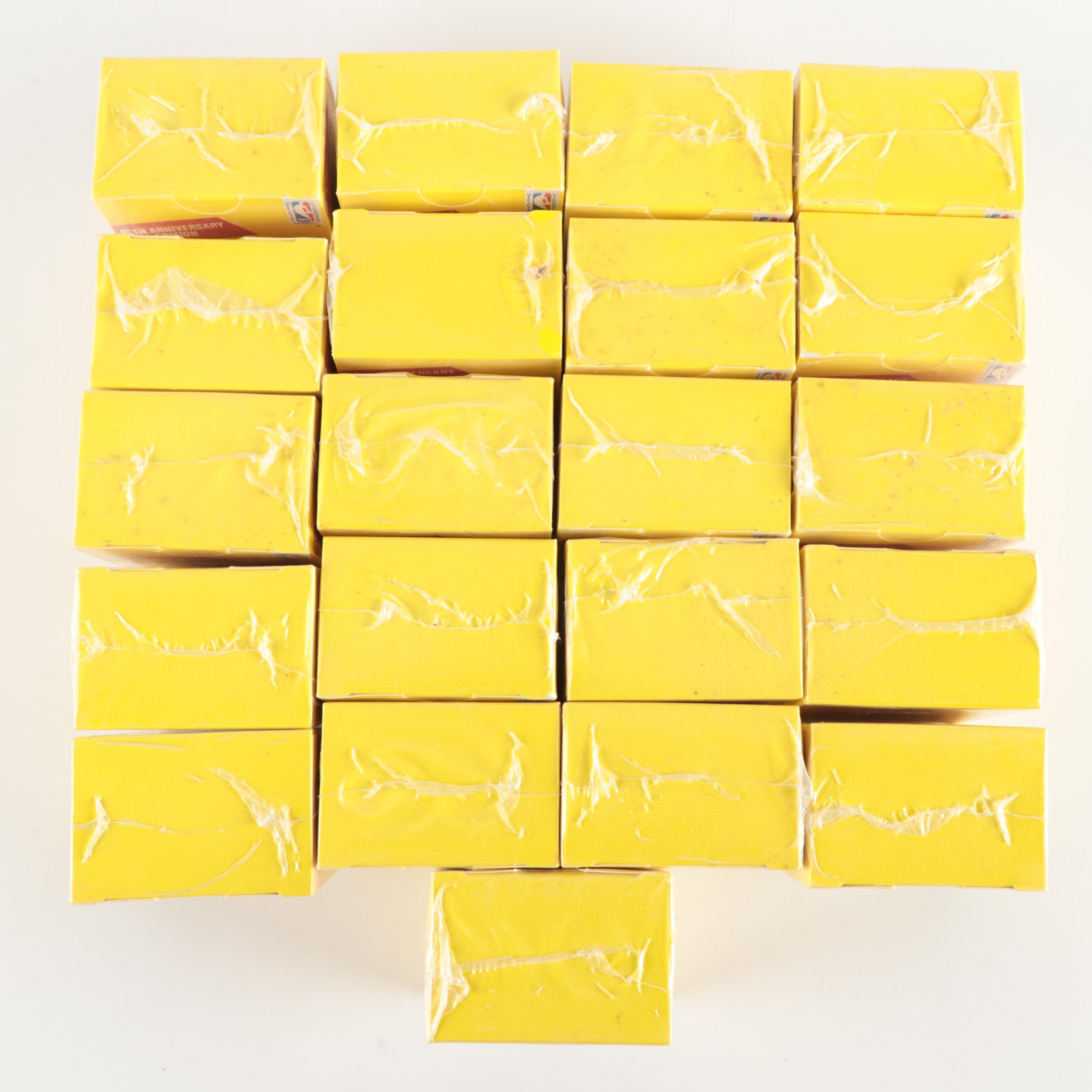 1990 Fleer Update "5th Anniversary Edition" Basketball Cards, 21 Sealed Sets