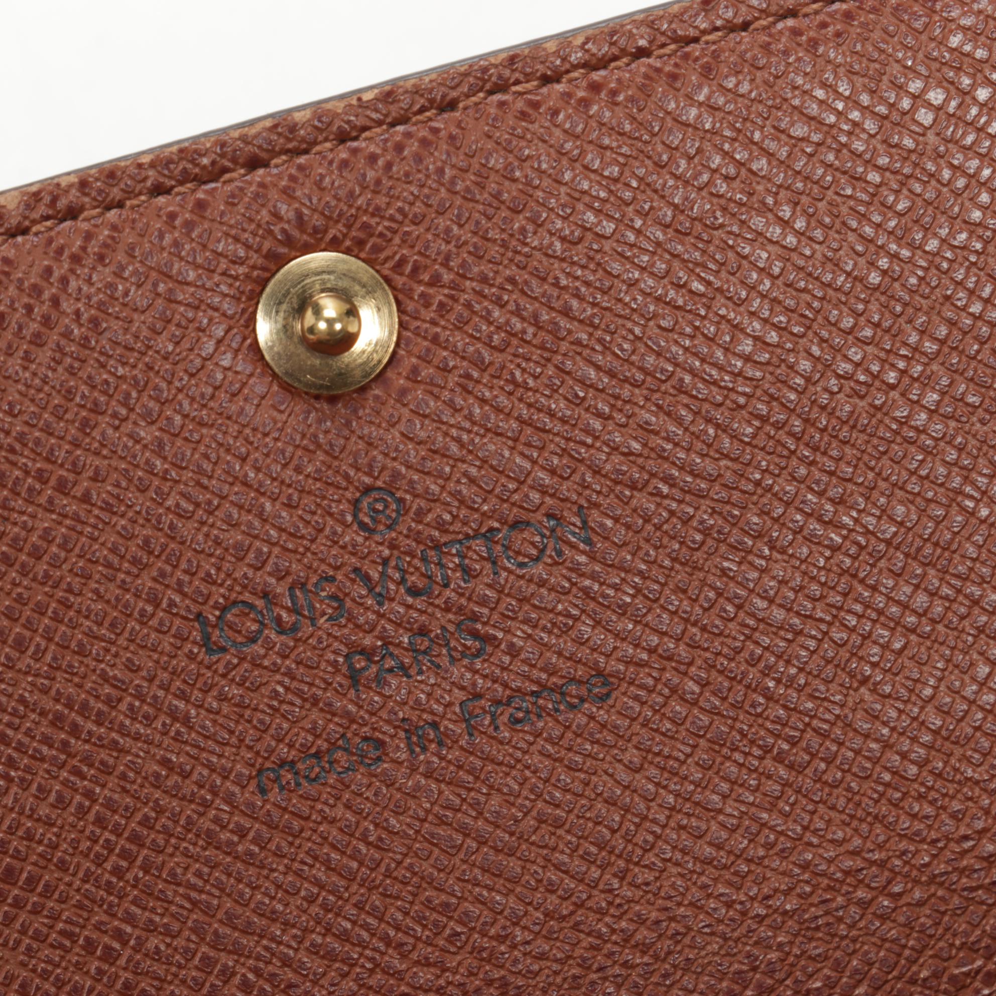 Louis Vuitton Sarah Wallet in Monogram Canvas