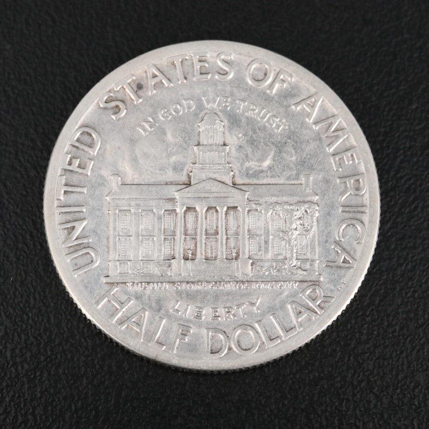 1946 Iowa Centennial Commemorative Silver Half Dollar