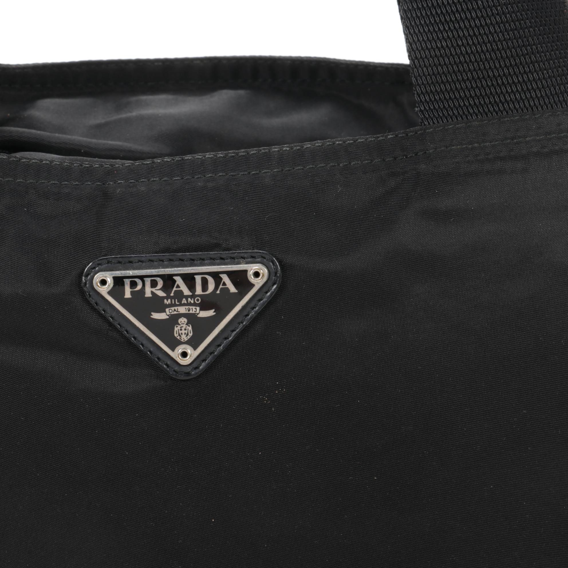Prada Tote in Black Tessuto Nylon