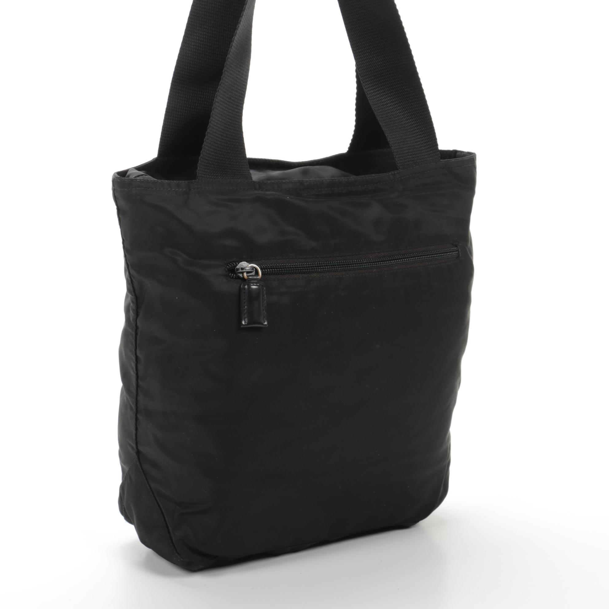 Prada Tote in Black Tessuto Nylon
