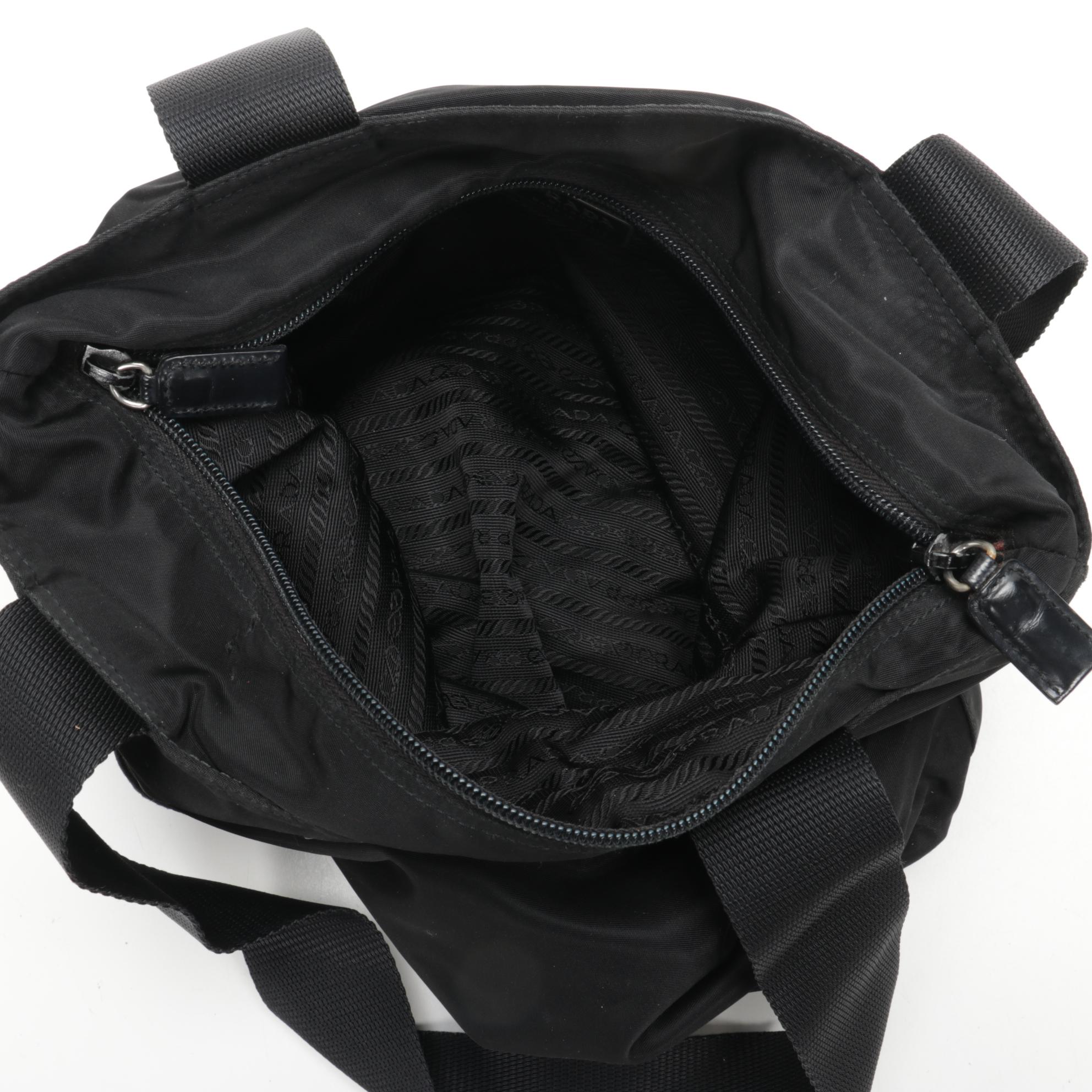 Prada Tote in Black Tessuto Nylon