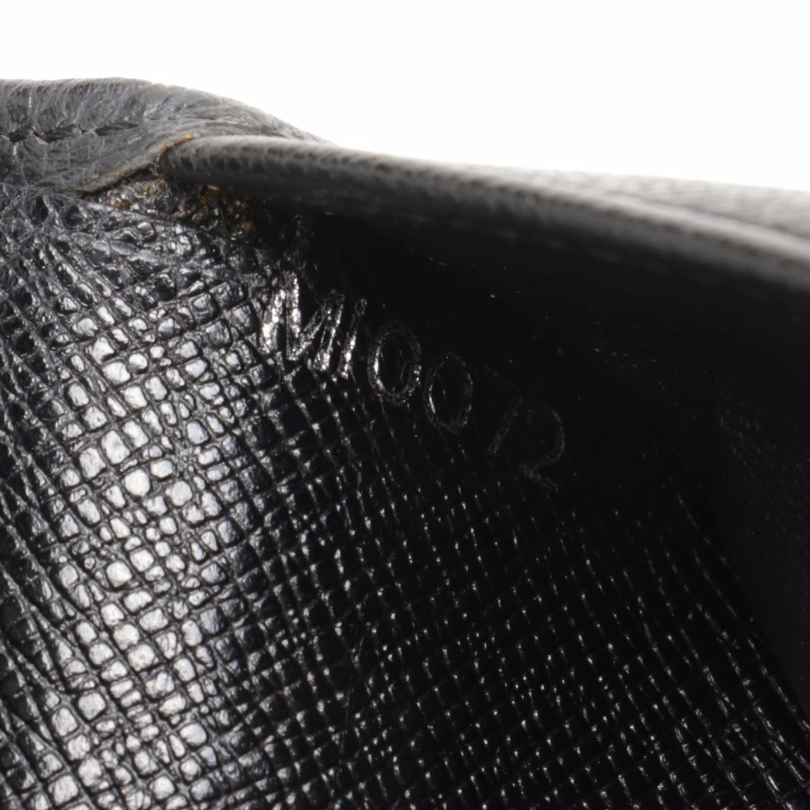 Louis Vuitton Passport Holder in Black Taiga Leather