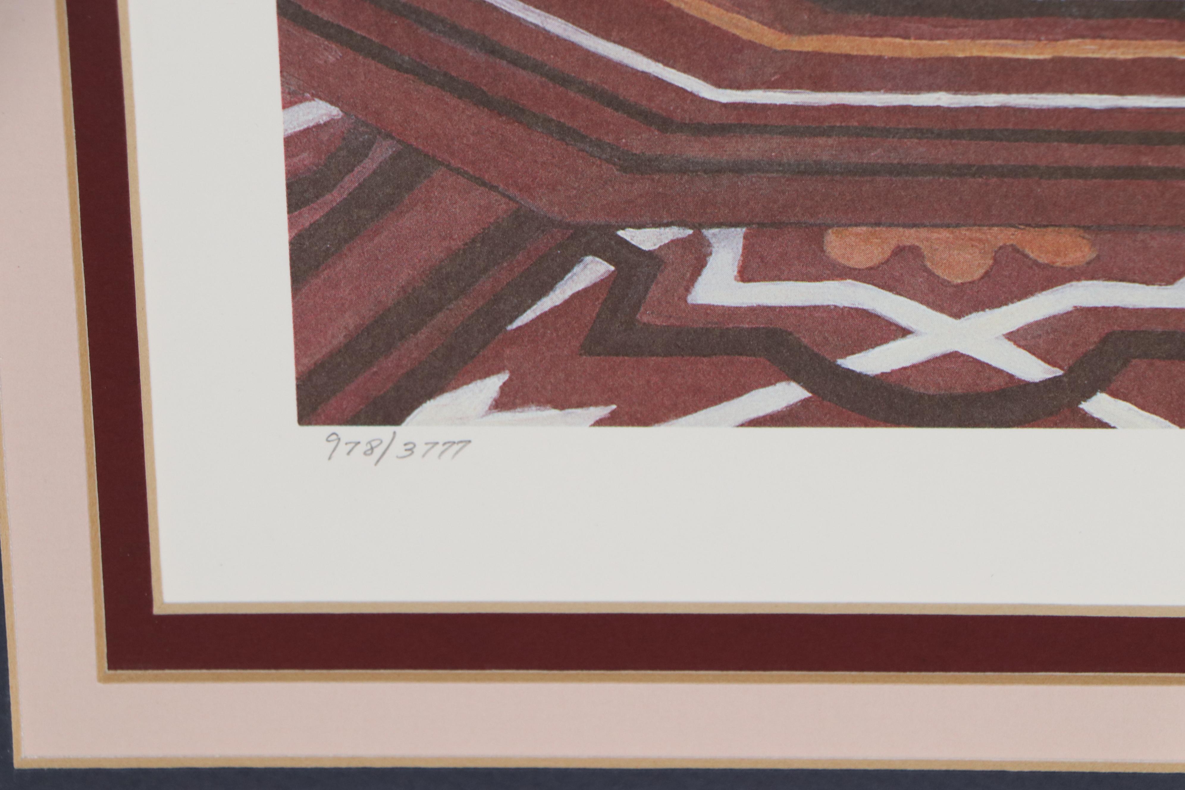 Louise Dunavant Offset Lithograph "Peabody Pets," Late 20th Century