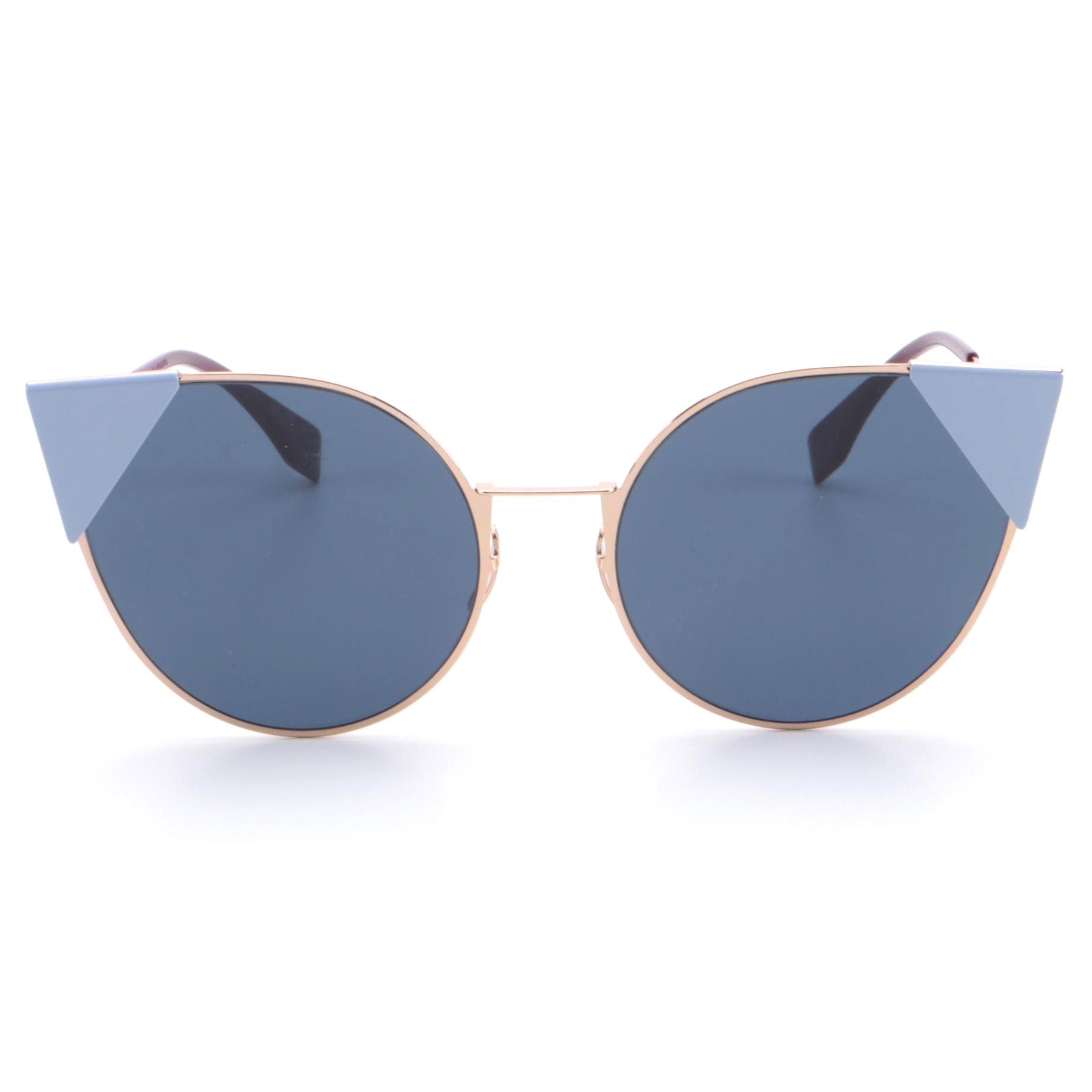 Fendi FF0190 Blue Cat Eye Sunglasses with Case