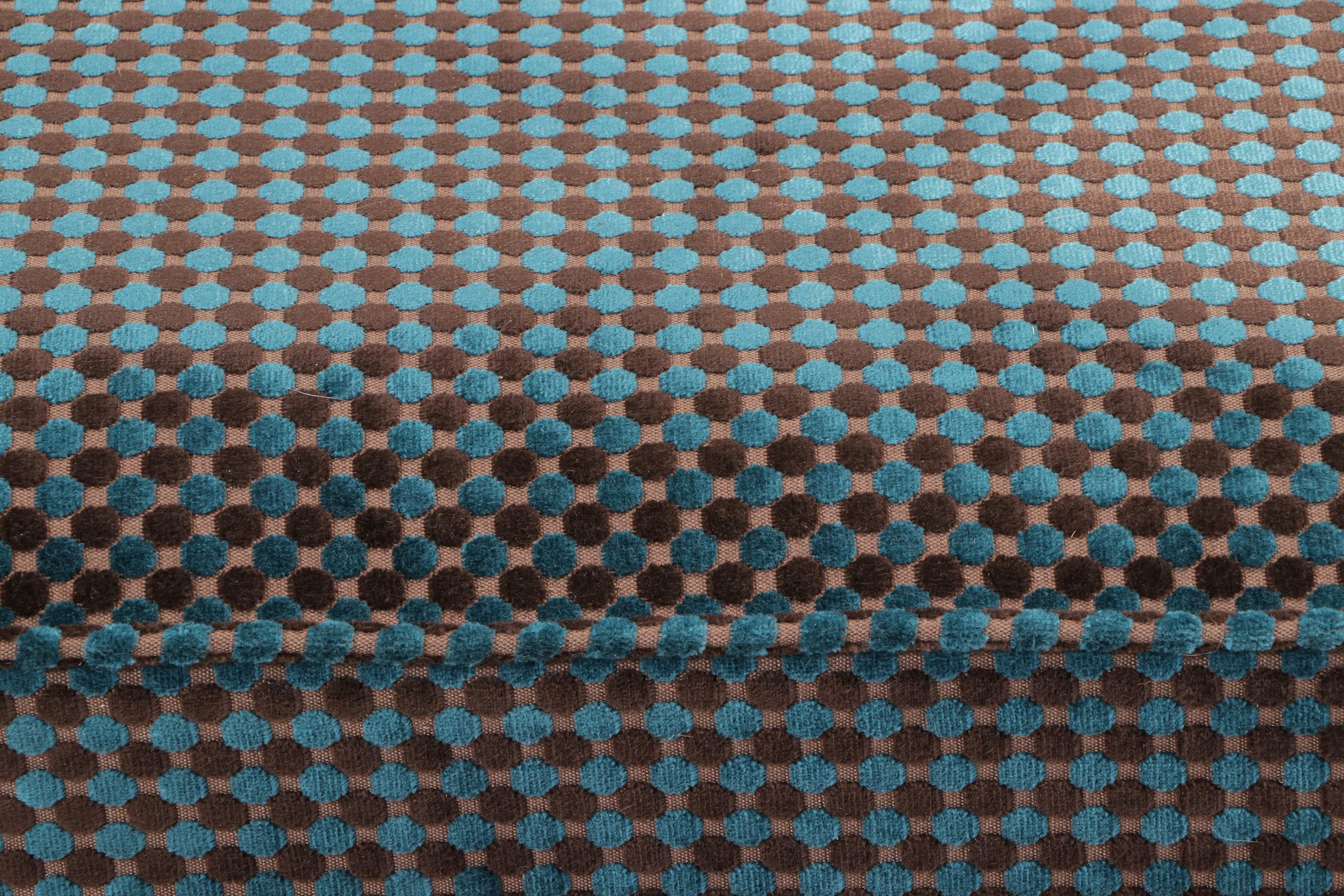 French Lit en Bateau Wood Bed with Upholstered Mattress, Mid to Late 19th C.