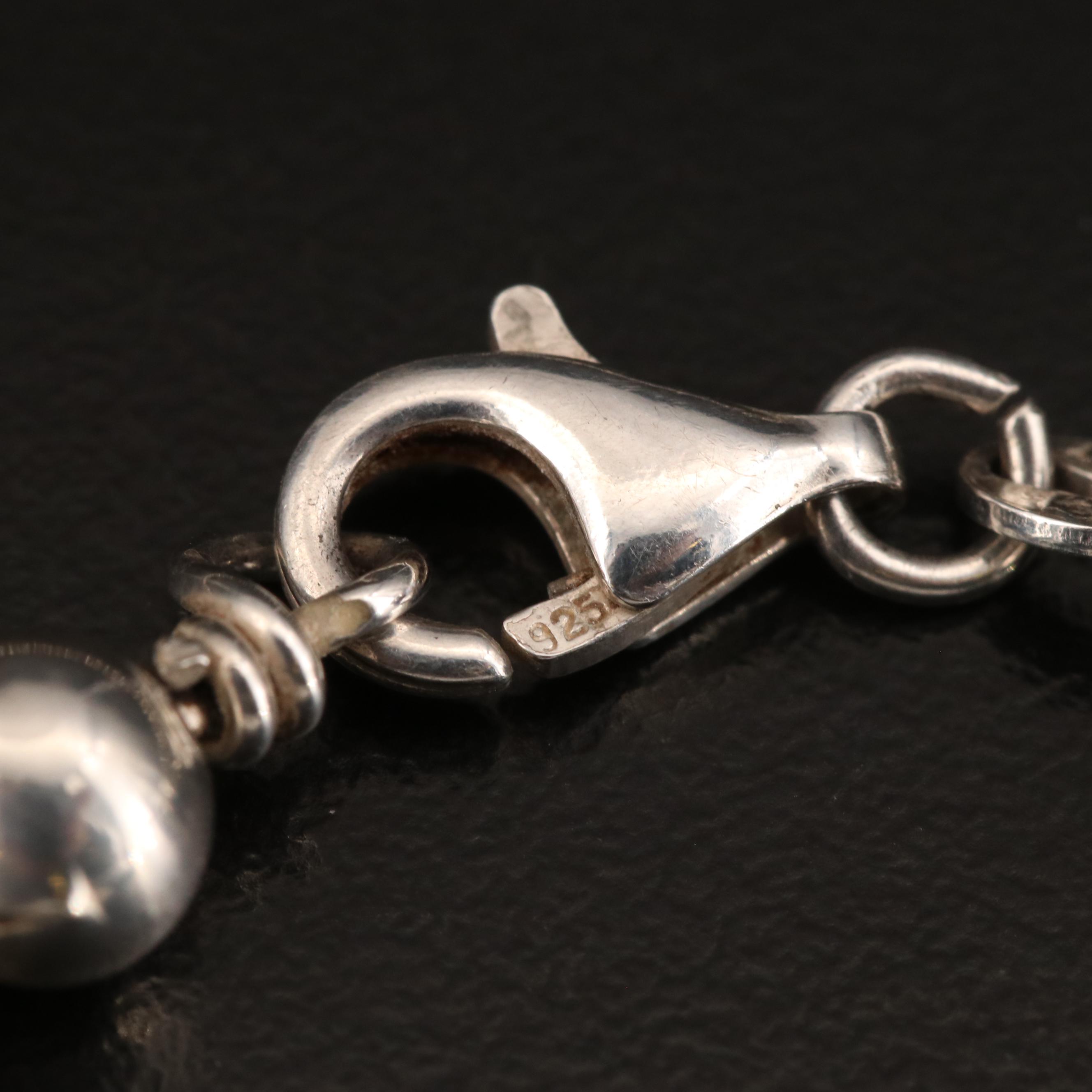 Sterling Double Sided Hamsa/Evil Eye, Lariat and Beaded Necklaces