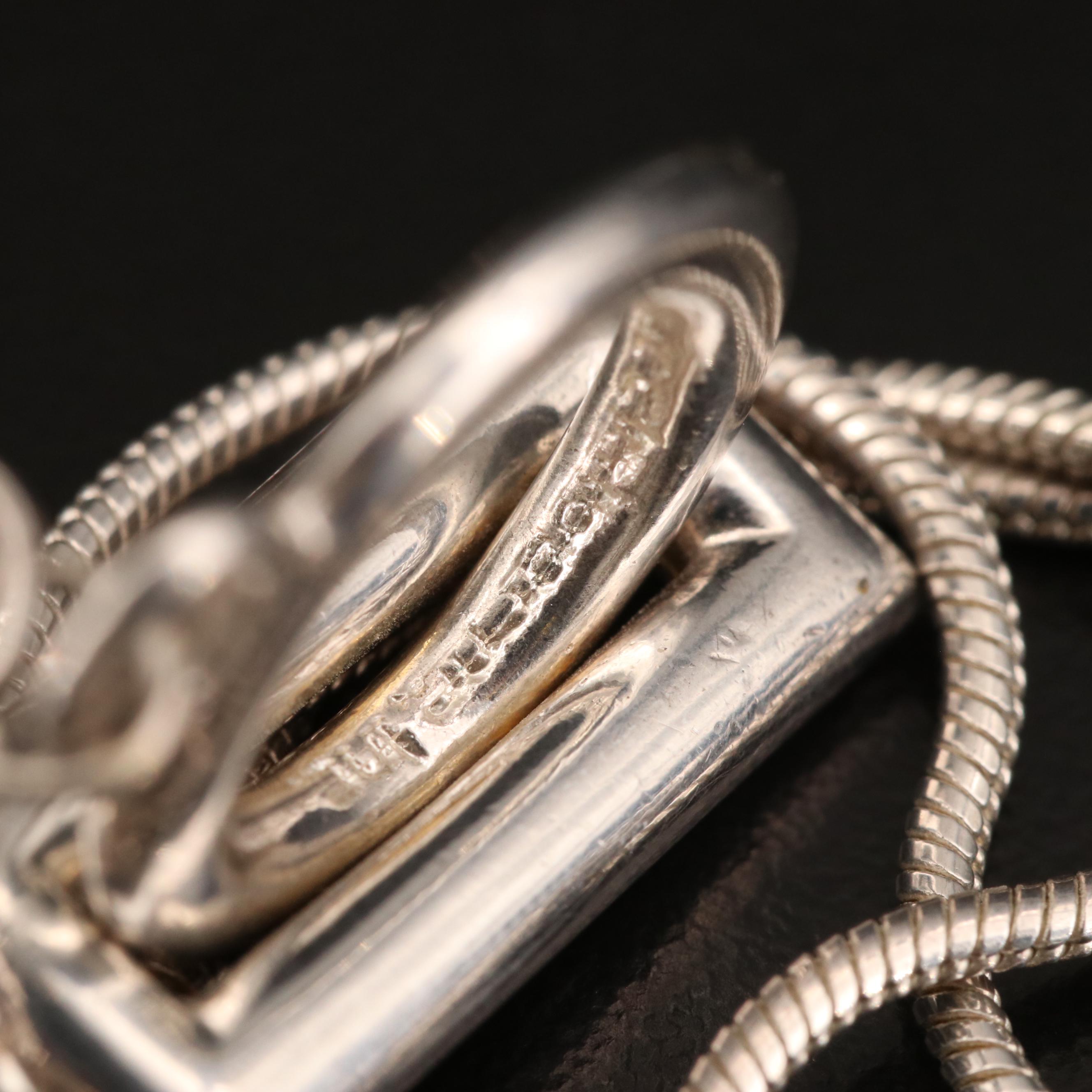 Sterling Double Sided Hamsa/Evil Eye, Lariat and Beaded Necklaces