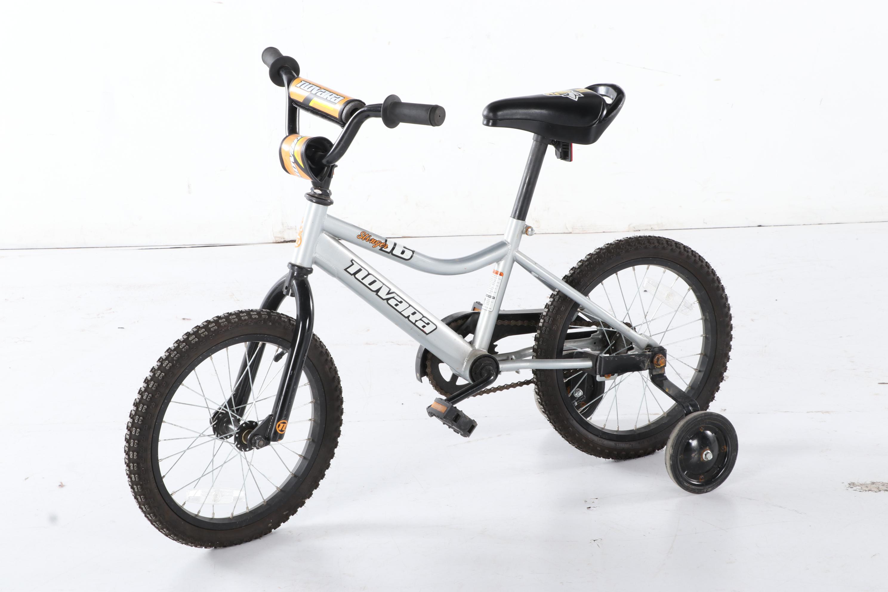 16" Novara "Stinger" Kids Bicycle with Training Wheels