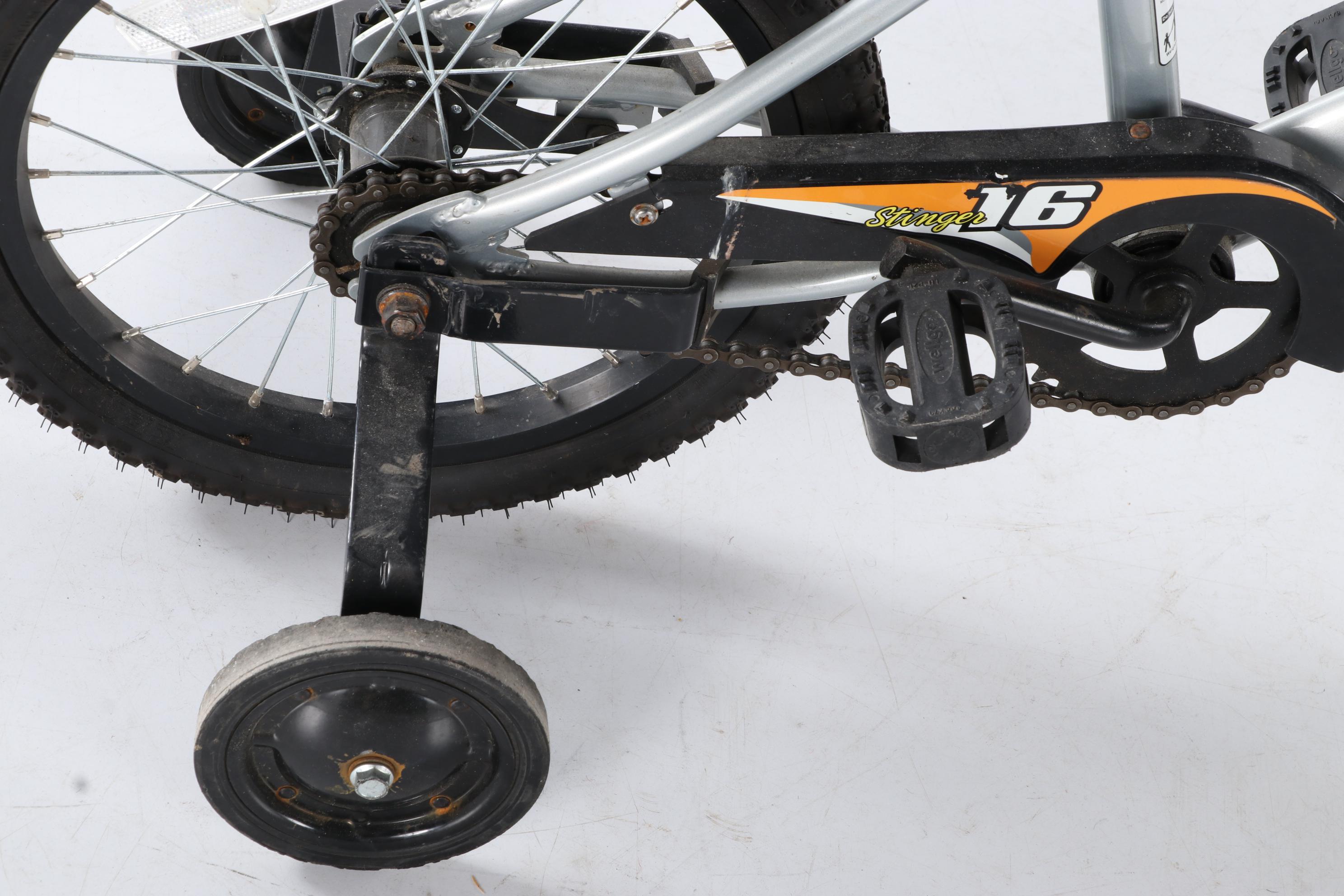 16" Novara "Stinger" Kids Bicycle with Training Wheels