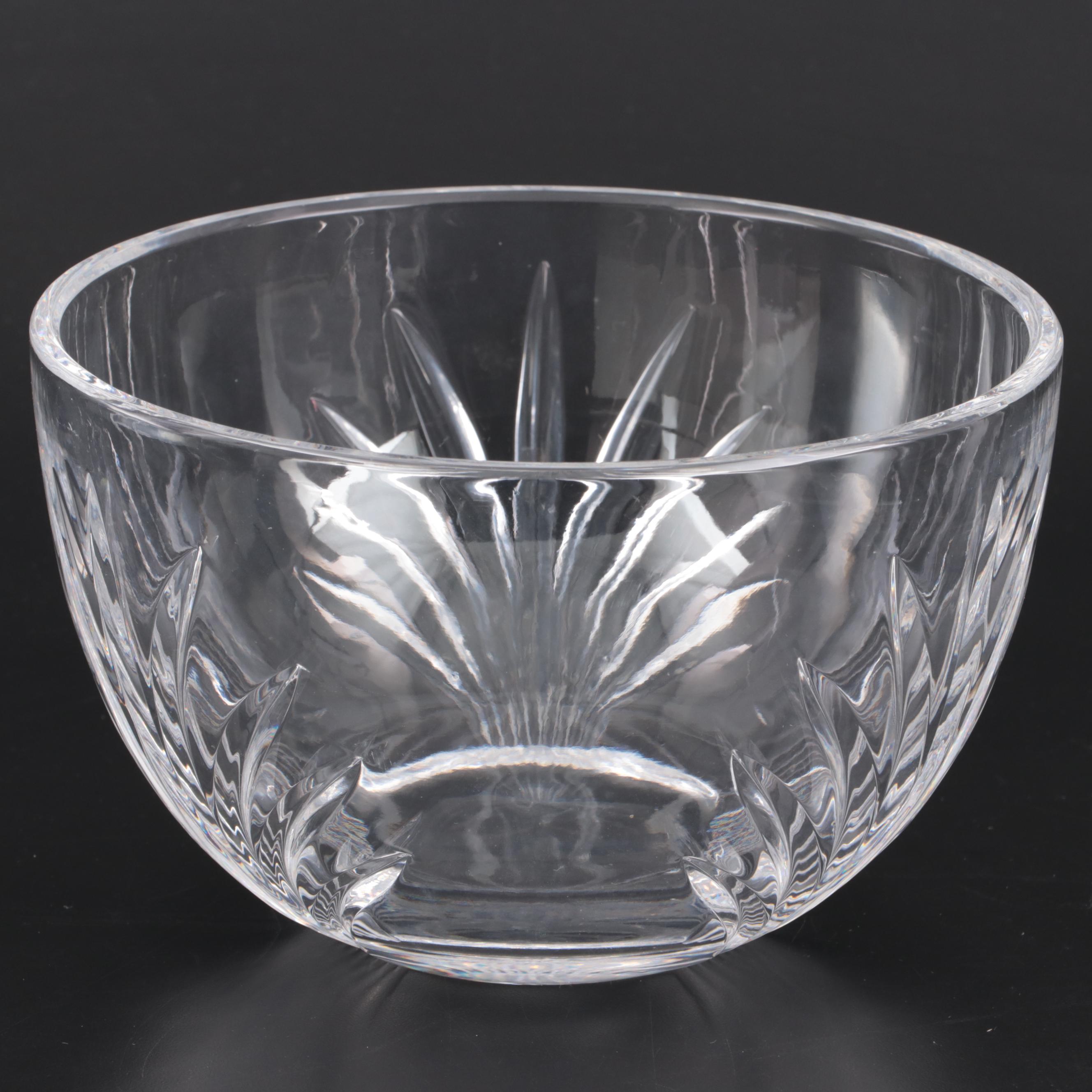 Tiffany & Co. "Floral Vine" and Other Tiffany Crystal Bowl