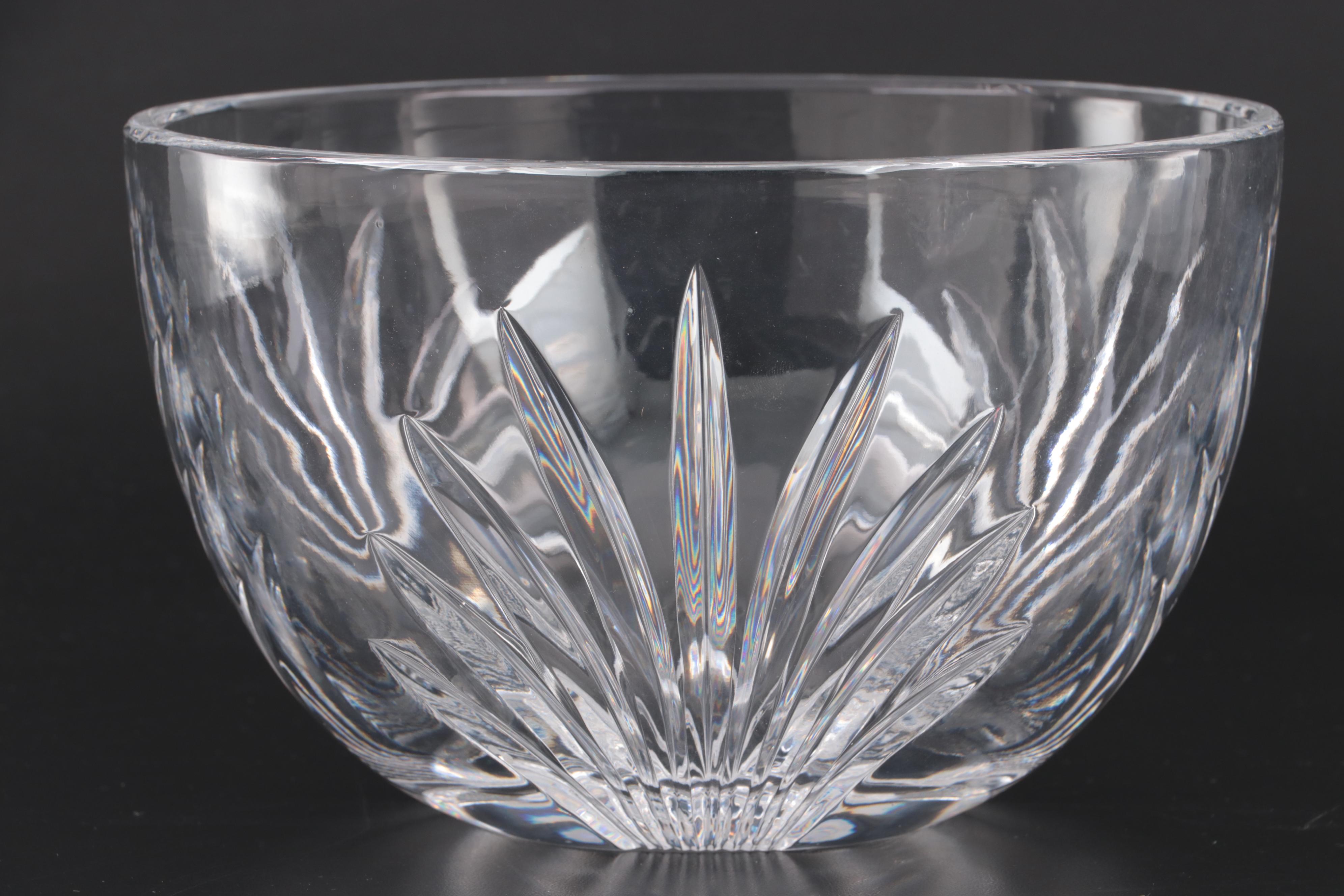 Tiffany & Co. "Floral Vine" and Other Tiffany Crystal Bowl