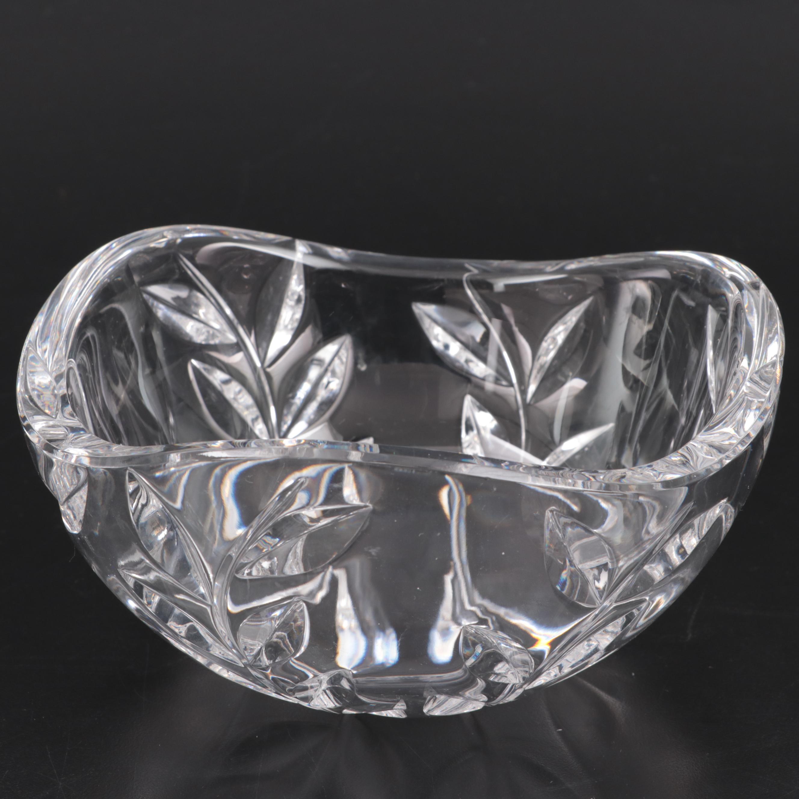 Tiffany & Co. "Floral Vine" and Other Tiffany Crystal Bowl