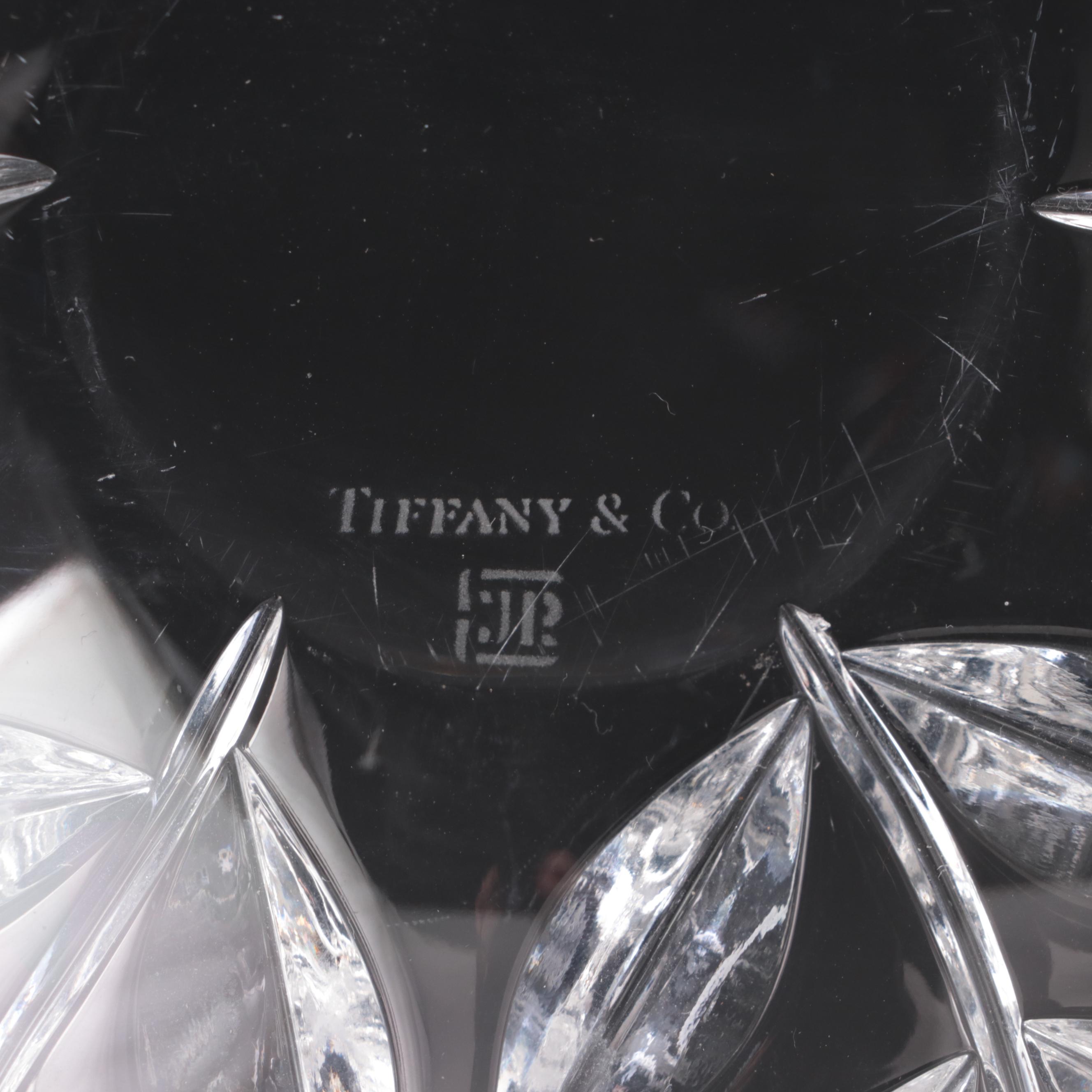 Tiffany & Co. "Floral Vine" and Other Tiffany Crystal Bowl