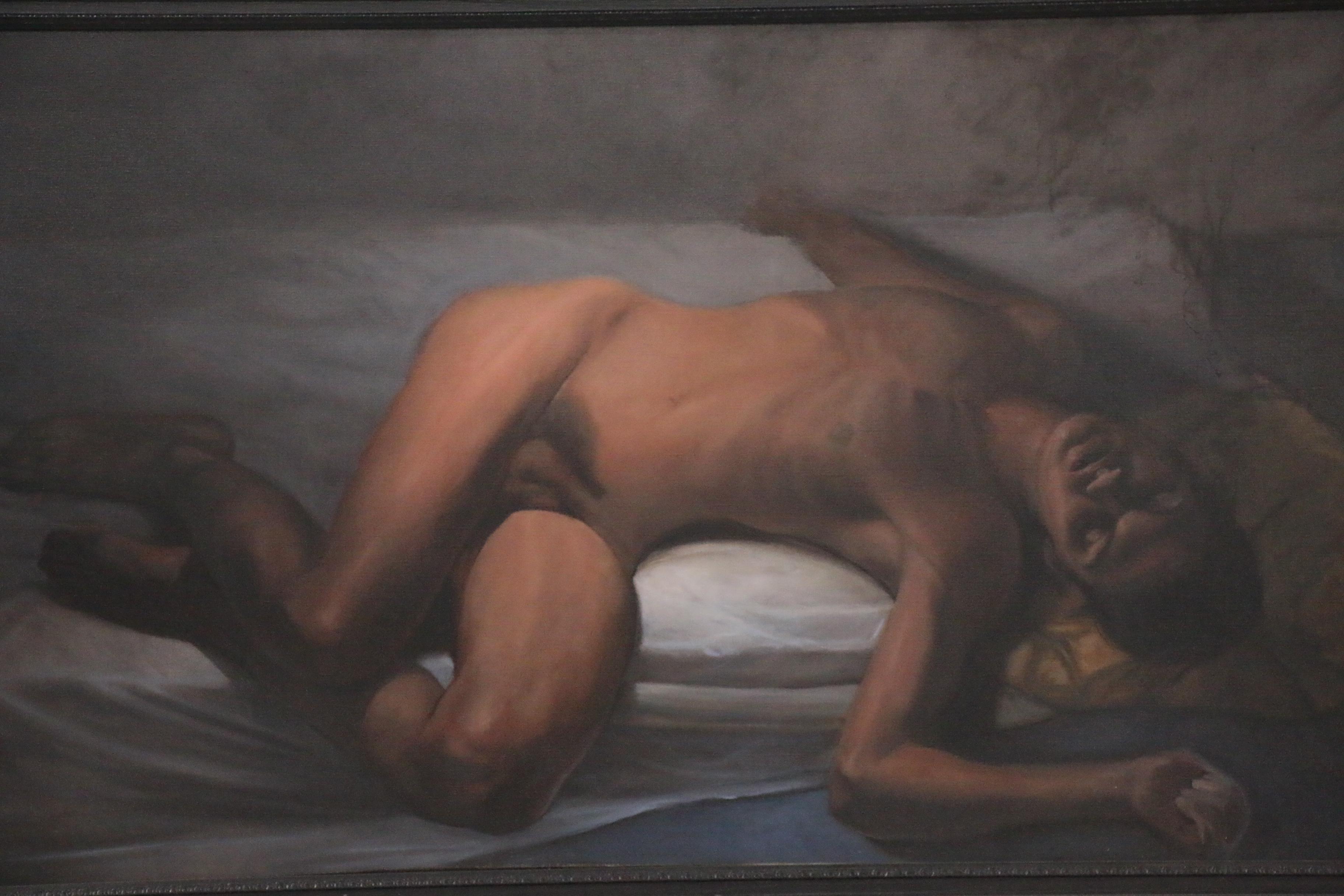 Bruce Erikson Large-Scale Figural Oil Painting "The Son's Dream," 1998