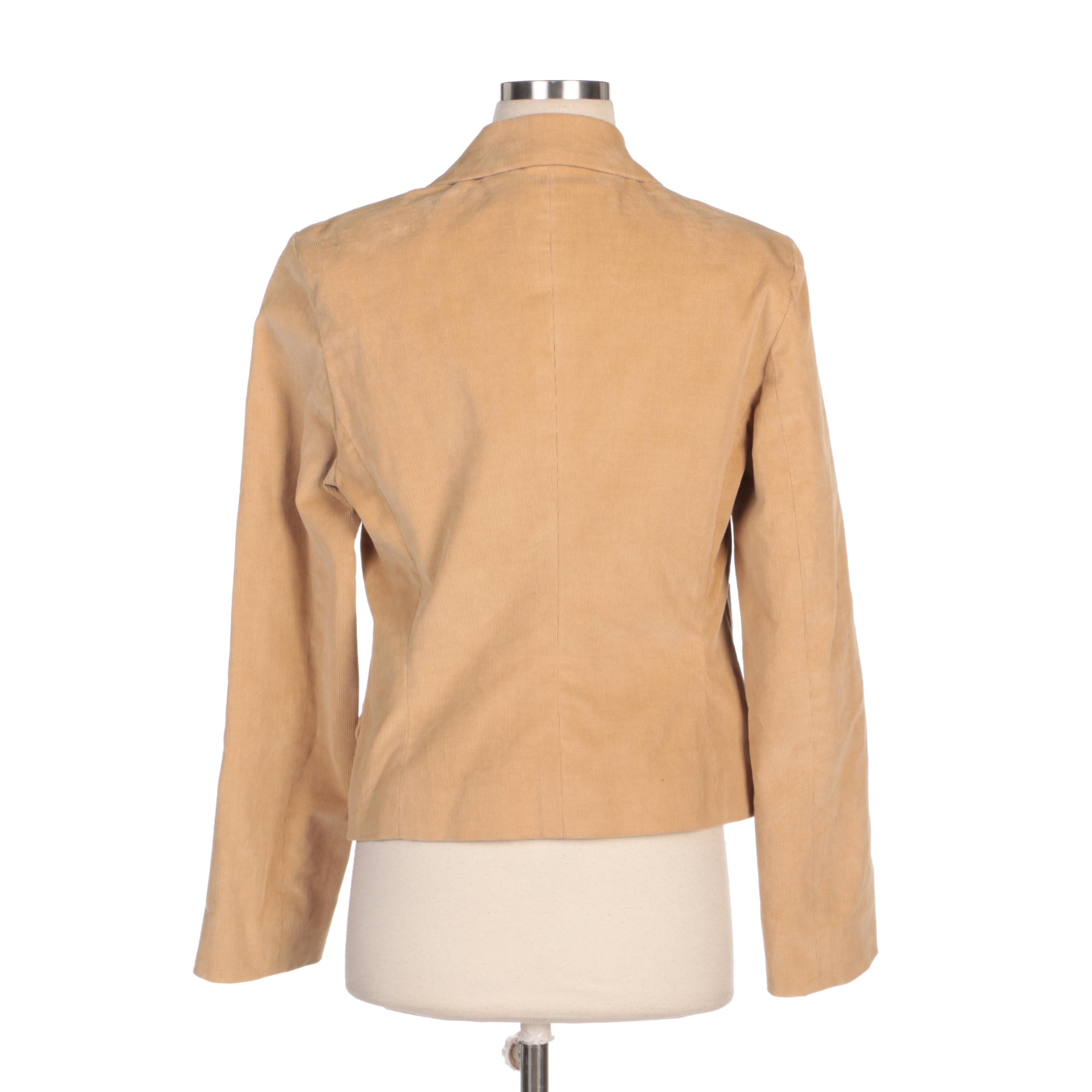 Tory Burch Tan Corduroy Blazer Jacket