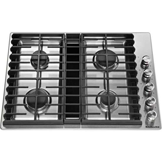 KitchenAid Stainless Steel 30" Four Burner Gas Cooktop
