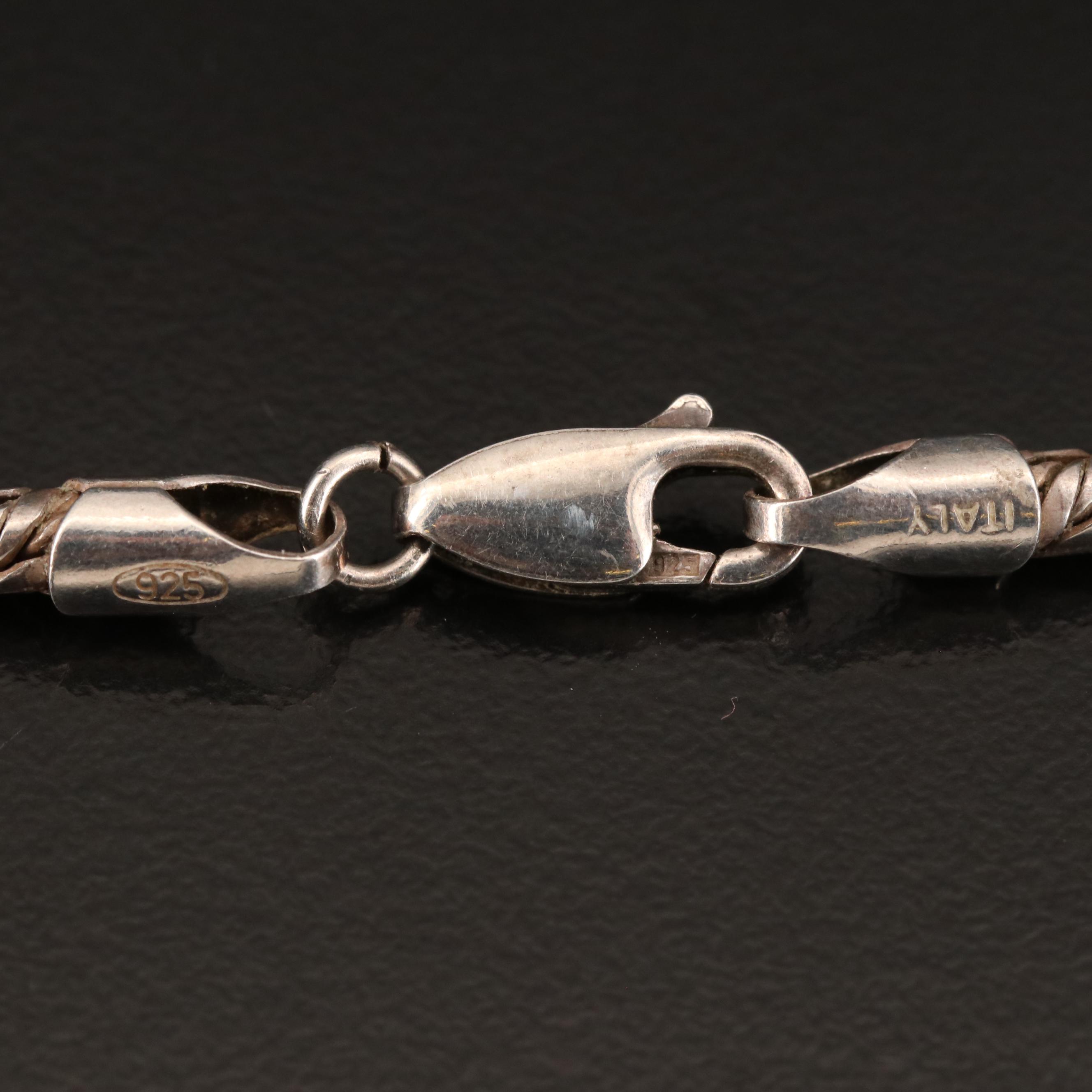 Sterling Pendant Necklace Including Malachite, Coral, Turquoise and More