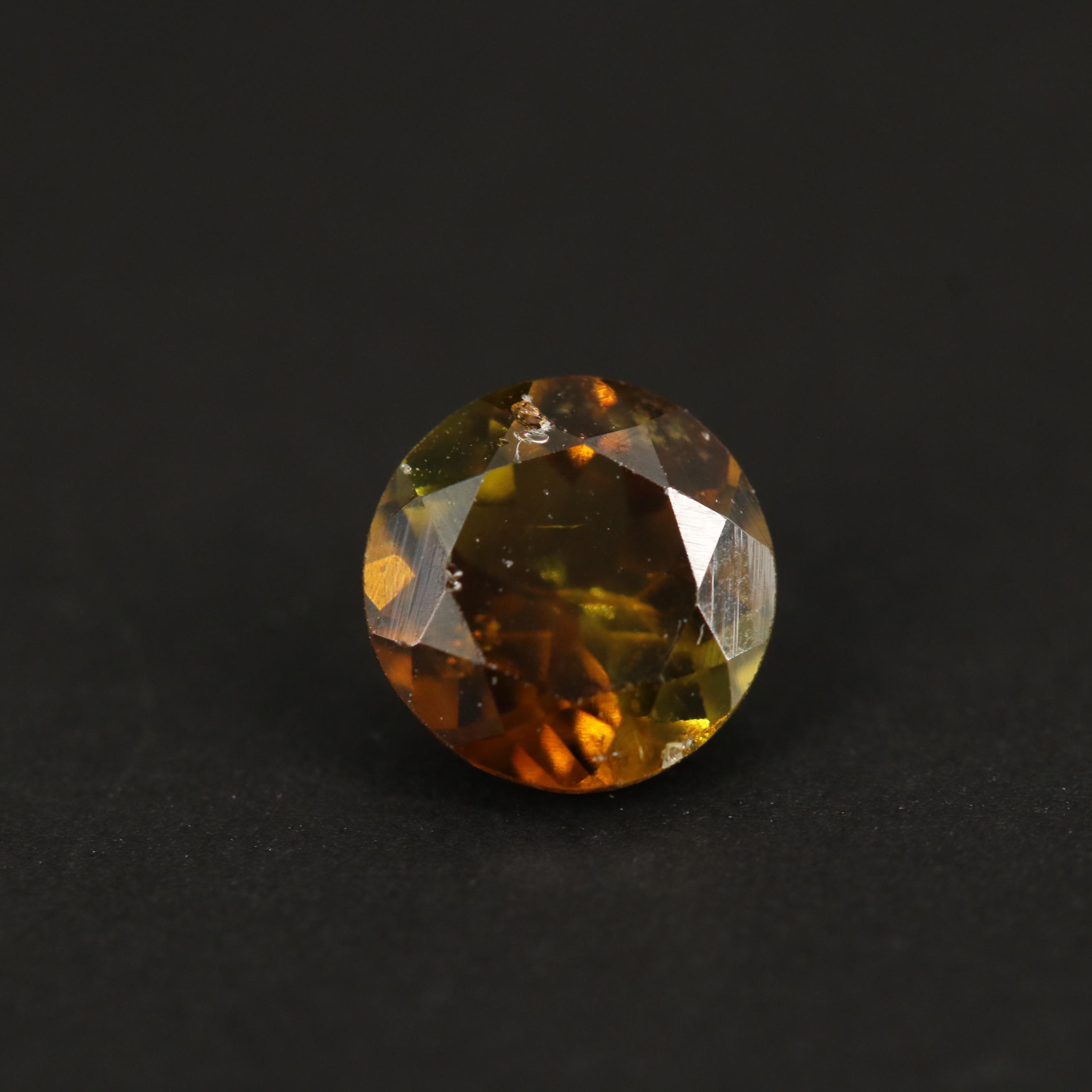 Loose 0.92 CT Round Faceted Andalusite