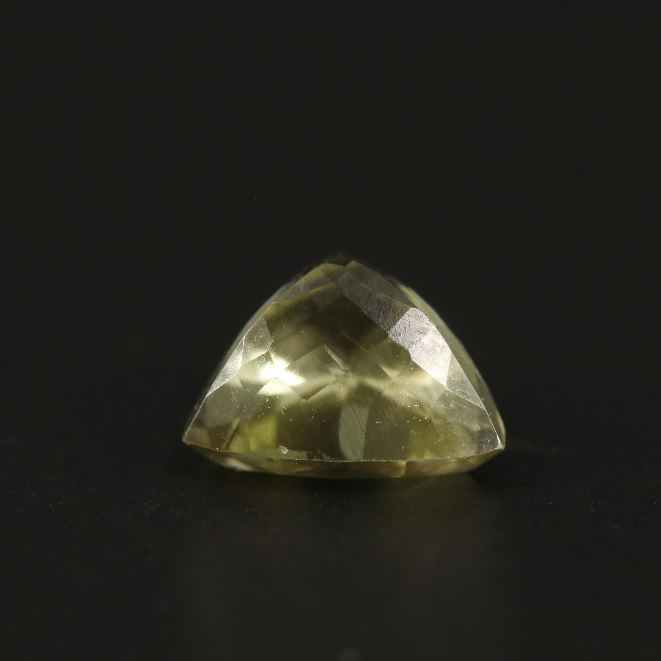 Loose 3.61 CT Trillion Faceted Spodumene