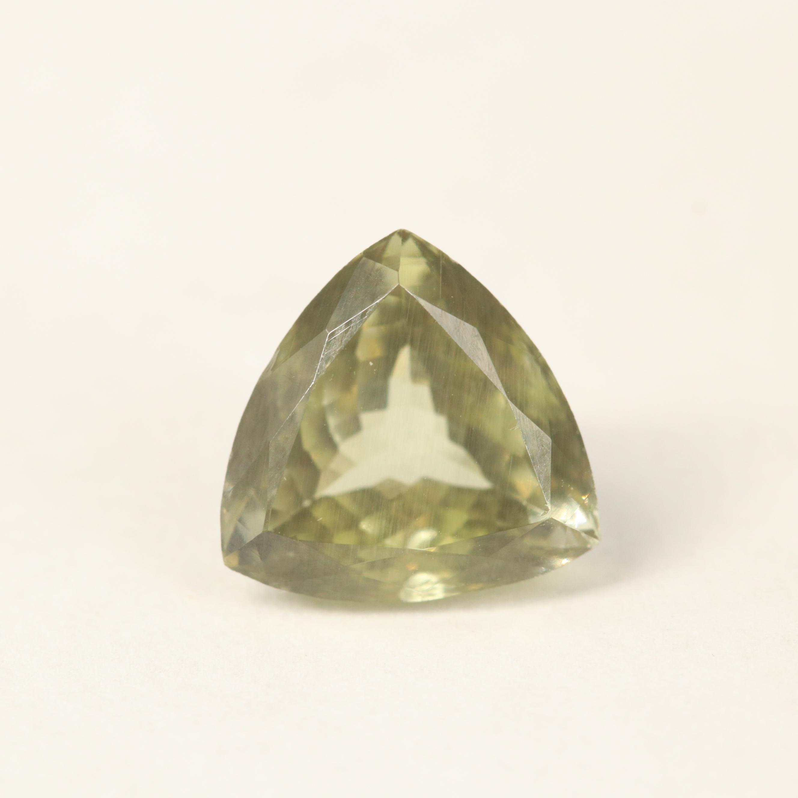 Loose 3.61 CT Trillion Faceted Spodumene